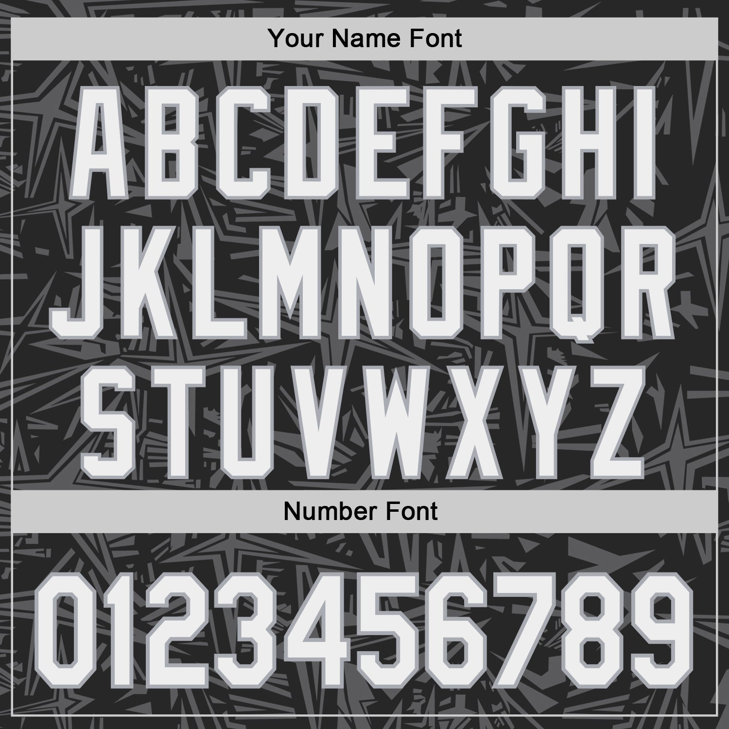 Custom Black White Steel Gray-Gray Geometric Cyber Starburst Authentic Baseball Jersey