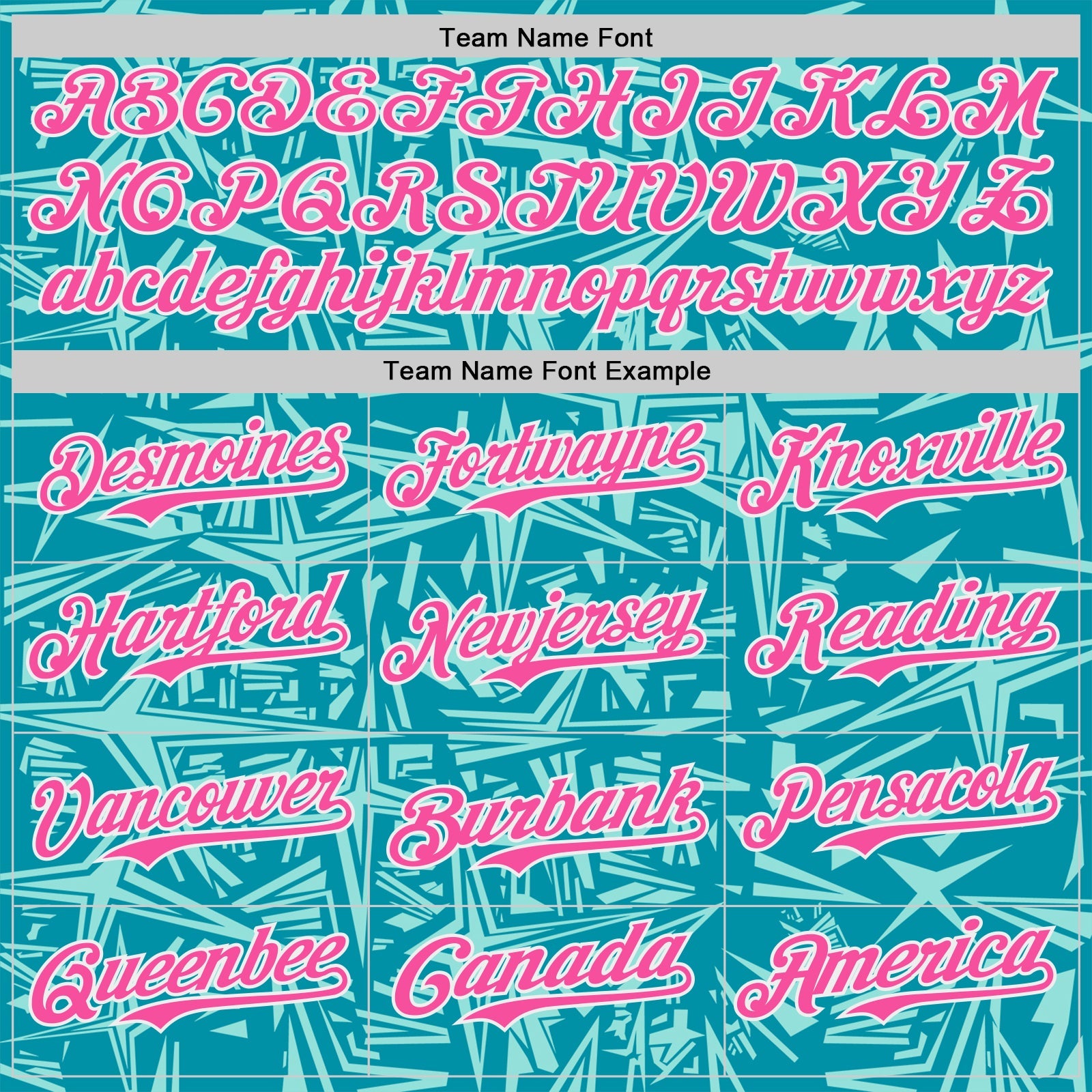 Custom Teal Pink Ice Blue-White Geometric Cyber Starburst Authentic Baseball Jersey