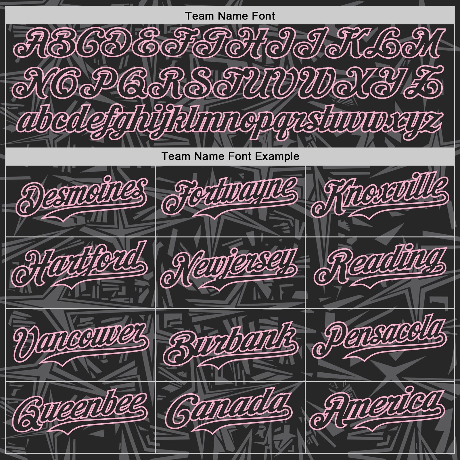 Custom Black Steel Gray-Light Pink Geometric Cyber Starburst Authentic Baseball Jersey