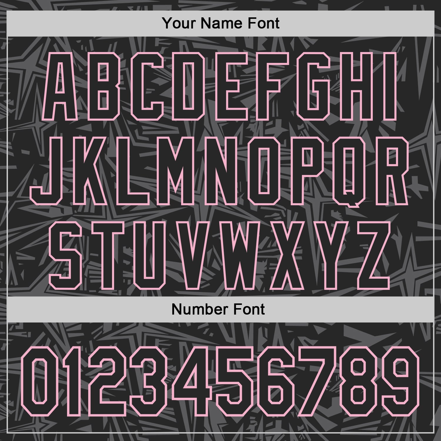 Custom Black Steel Gray-Light Pink Geometric Cyber Starburst Authentic Baseball Jersey