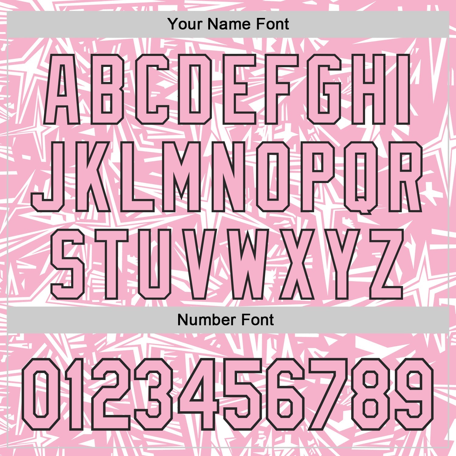 Custom Light Pink White-Black Geometric Cyber Starburst Authentic Baseball Jersey