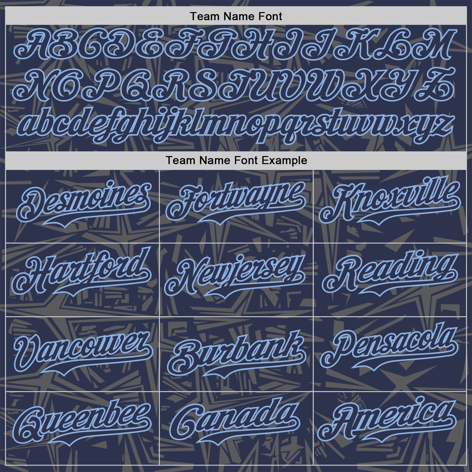 Custom Navy Steel Gray-Light Blue Geometric Cyber Starburst Authentic Baseball Jersey