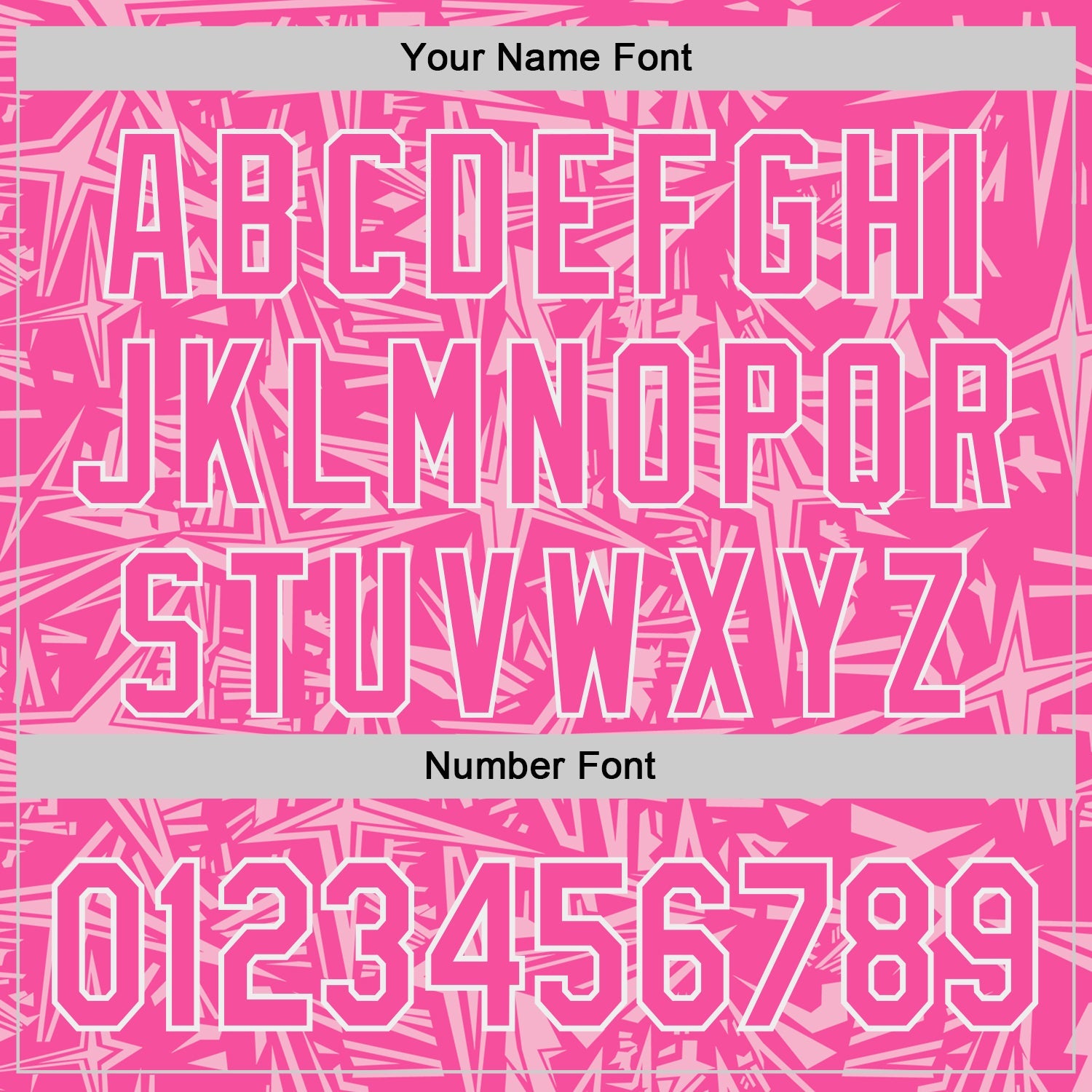 Custom Pink Light Pink-White Geometric Cyber Starburst Authentic Baseball Jersey