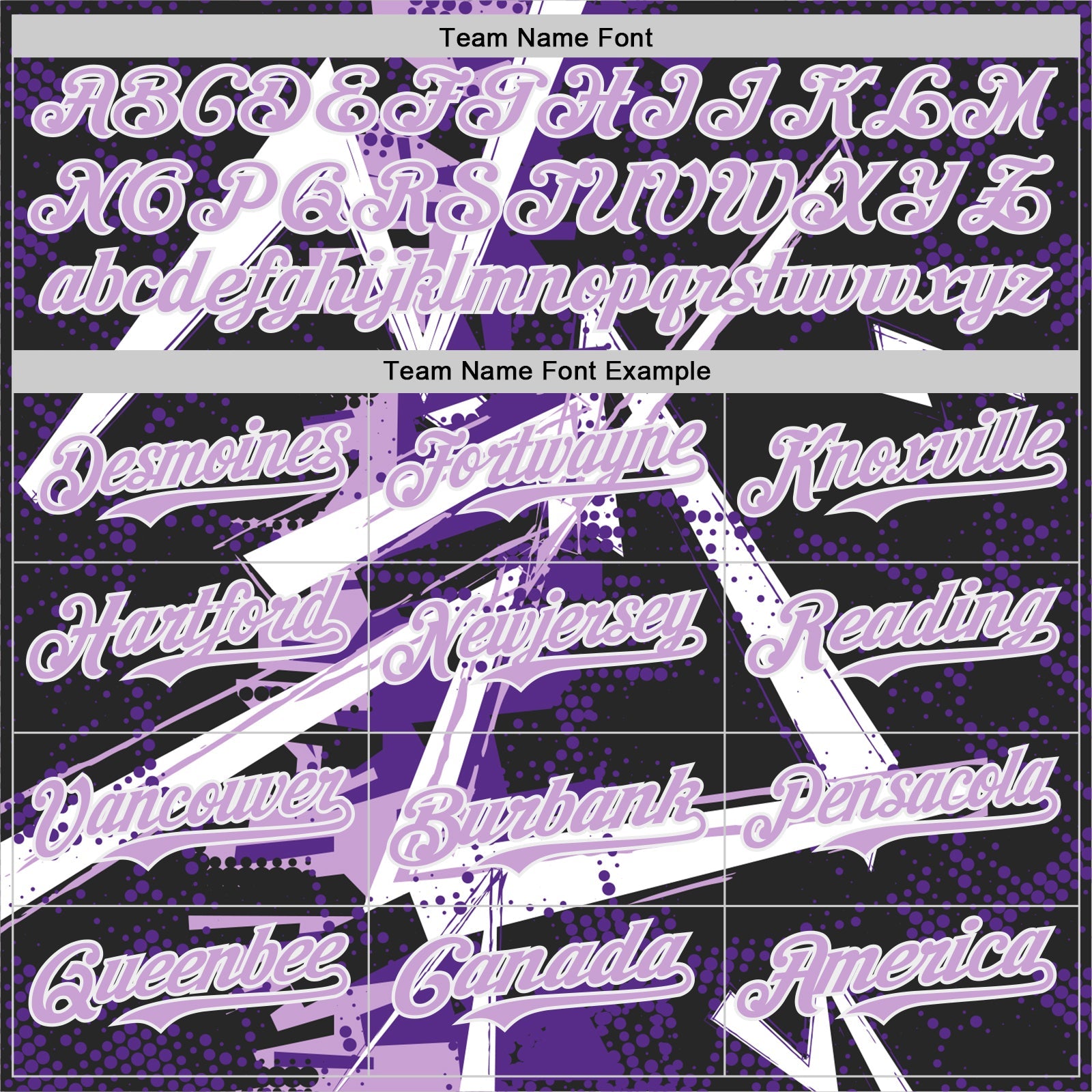 Custom Black White-Light Purple Geometric Shards Dot Grid Authentic Baseball Jersey