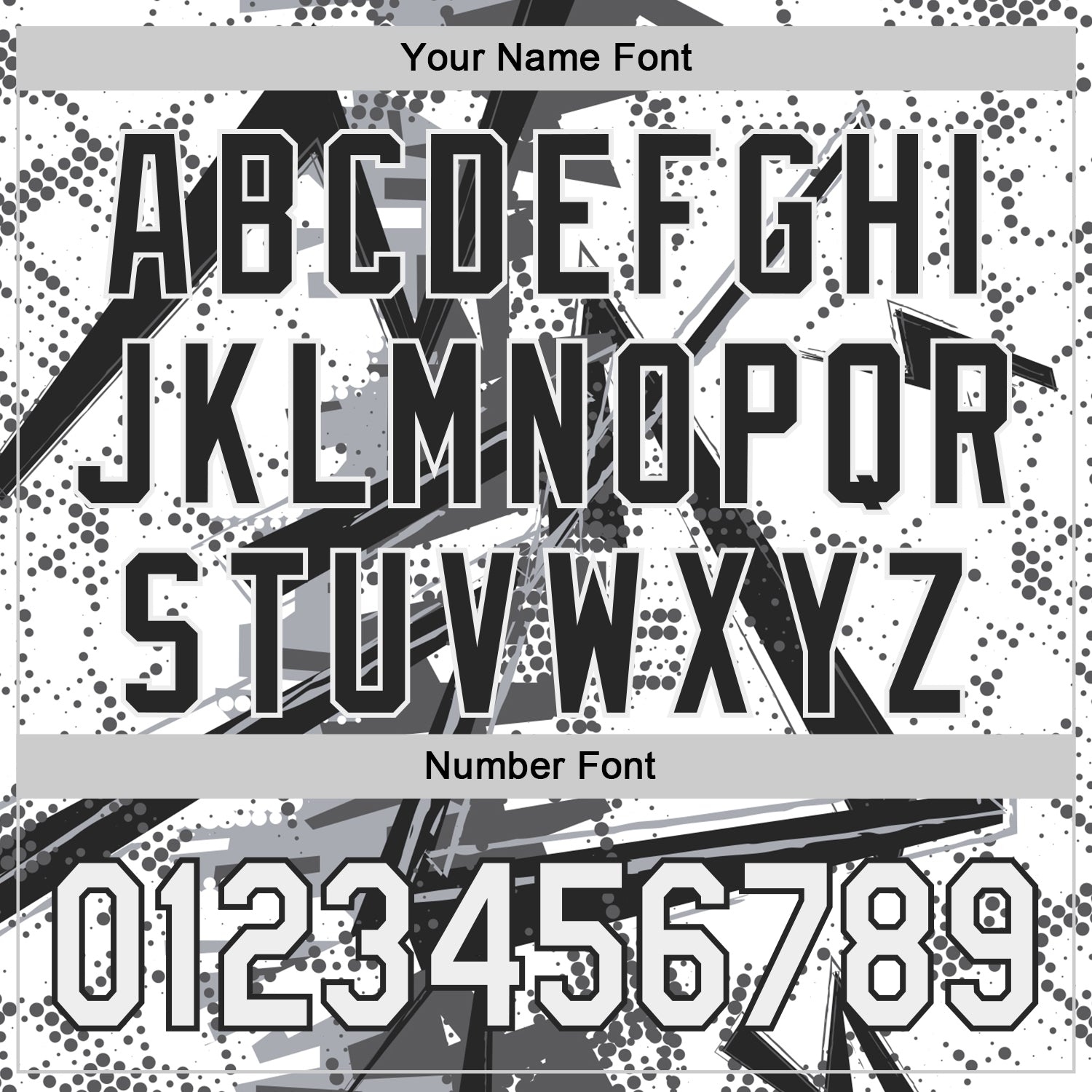 Custom White Gray-Black Geometric Shards Dot Grid Authentic Baseball Jersey