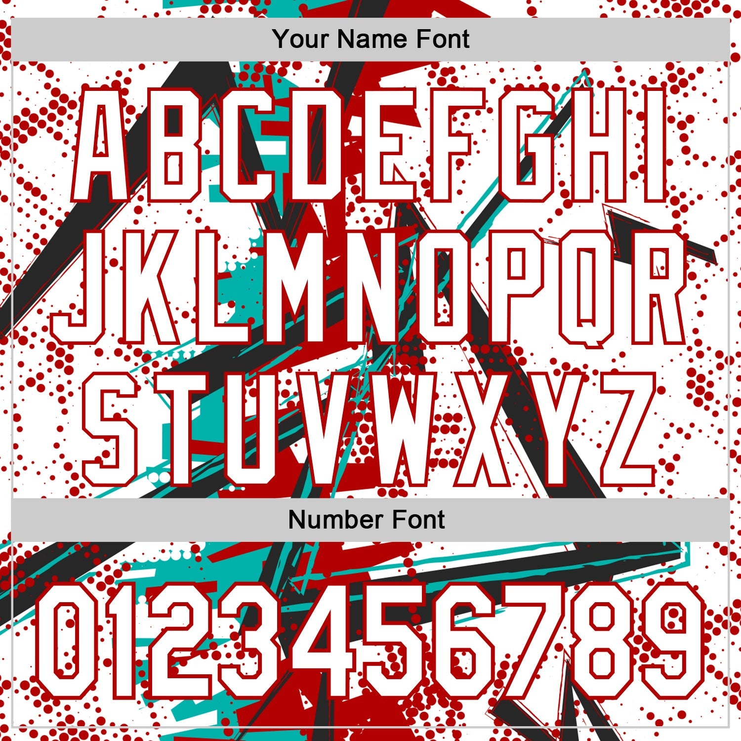 Custom White Black Red-Aqua Geometric Shards Dot Grid Authentic Baseball Jersey