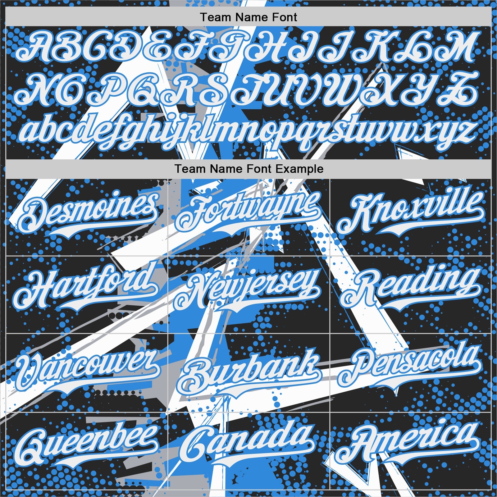 Custom Black White Gray-Electric Blue Geometric Shards Dot Grid Authentic Baseball Jersey