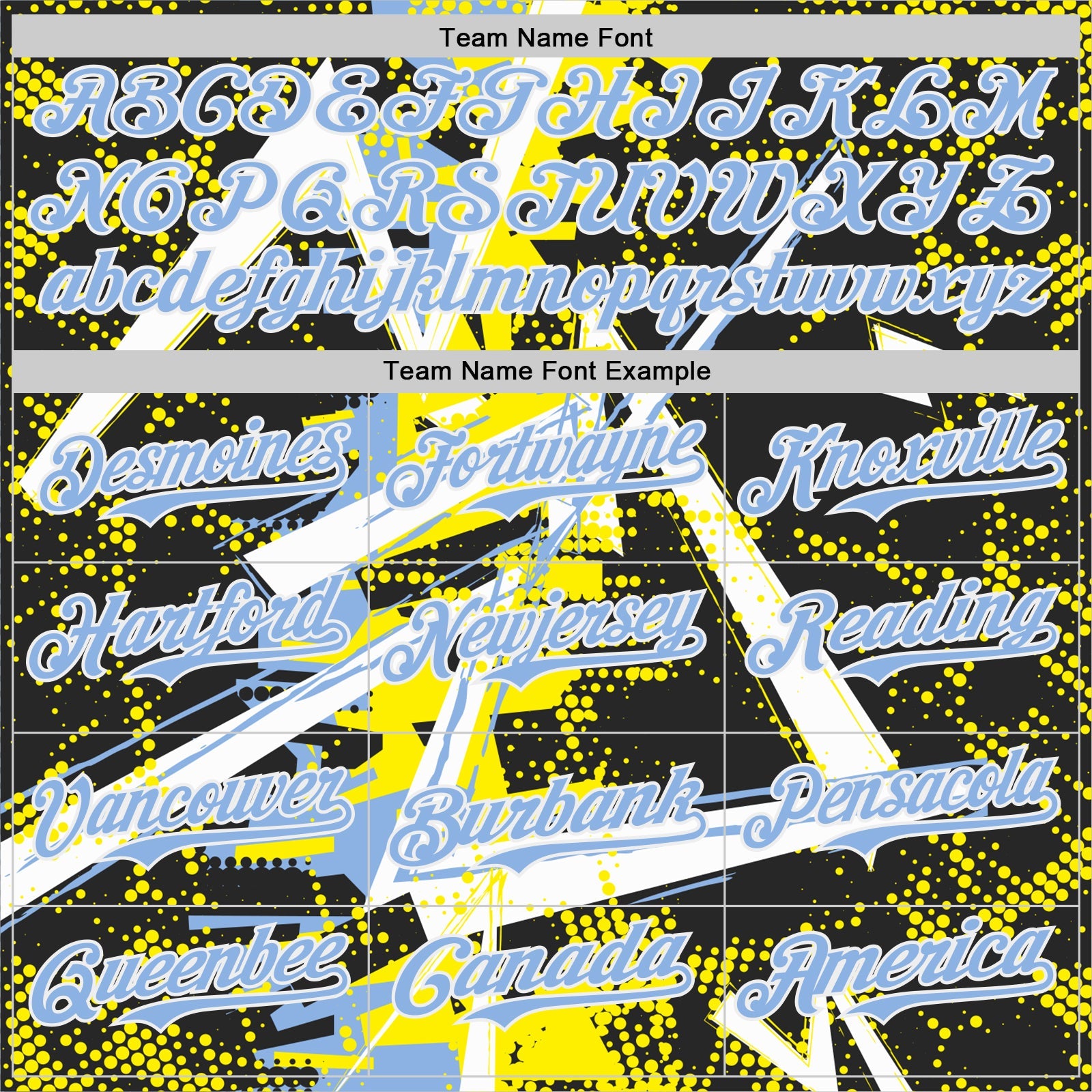 Custom Black White Light Yellow-Light Blue Geometric Shards Dot Grid Authentic Baseball Jersey