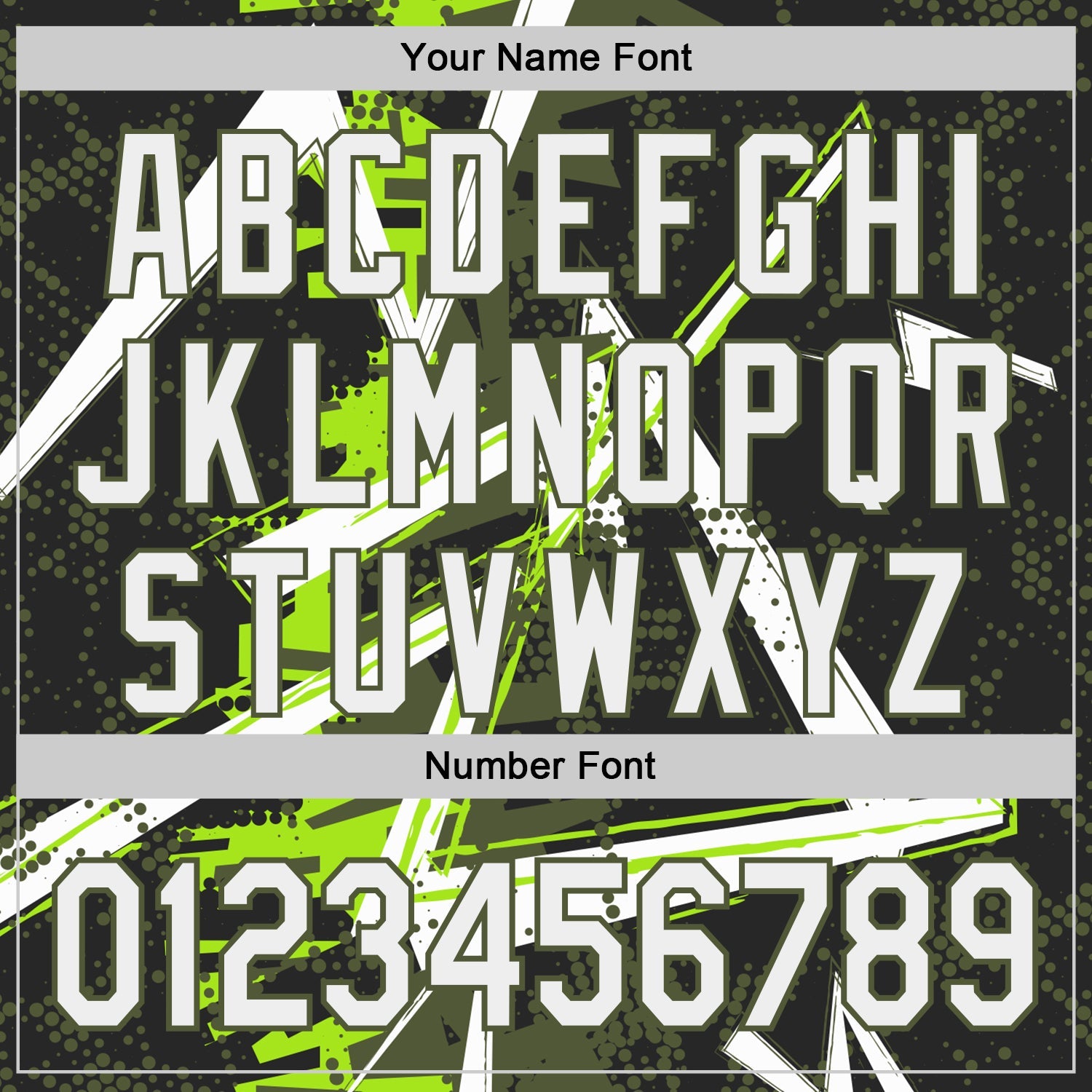 Custom Black White Neon Green-Olive Geometric Shards Dot Grid Authentic Baseball Jersey