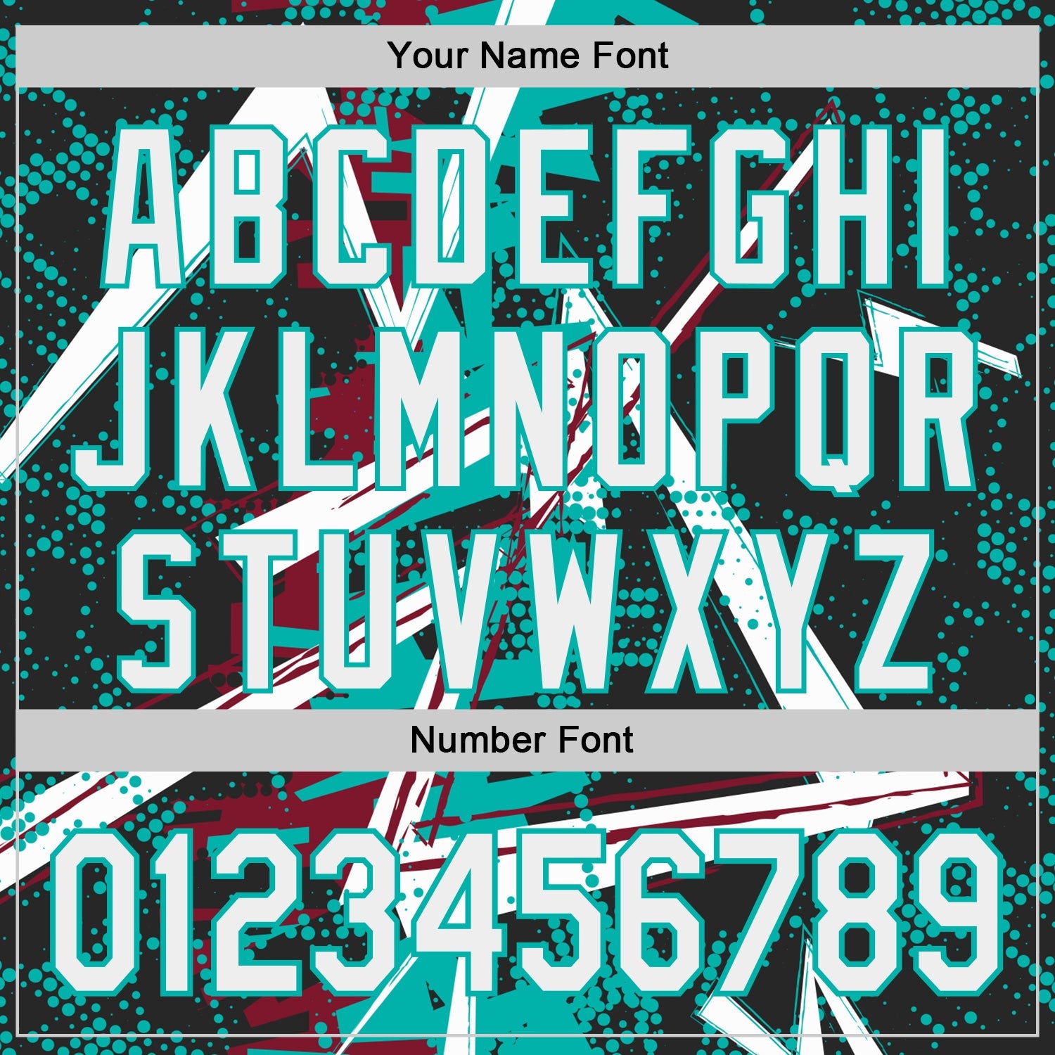 Custom Black White Crimson-Aqua Geometric Shards Dot Grid Authentic Baseball Jersey