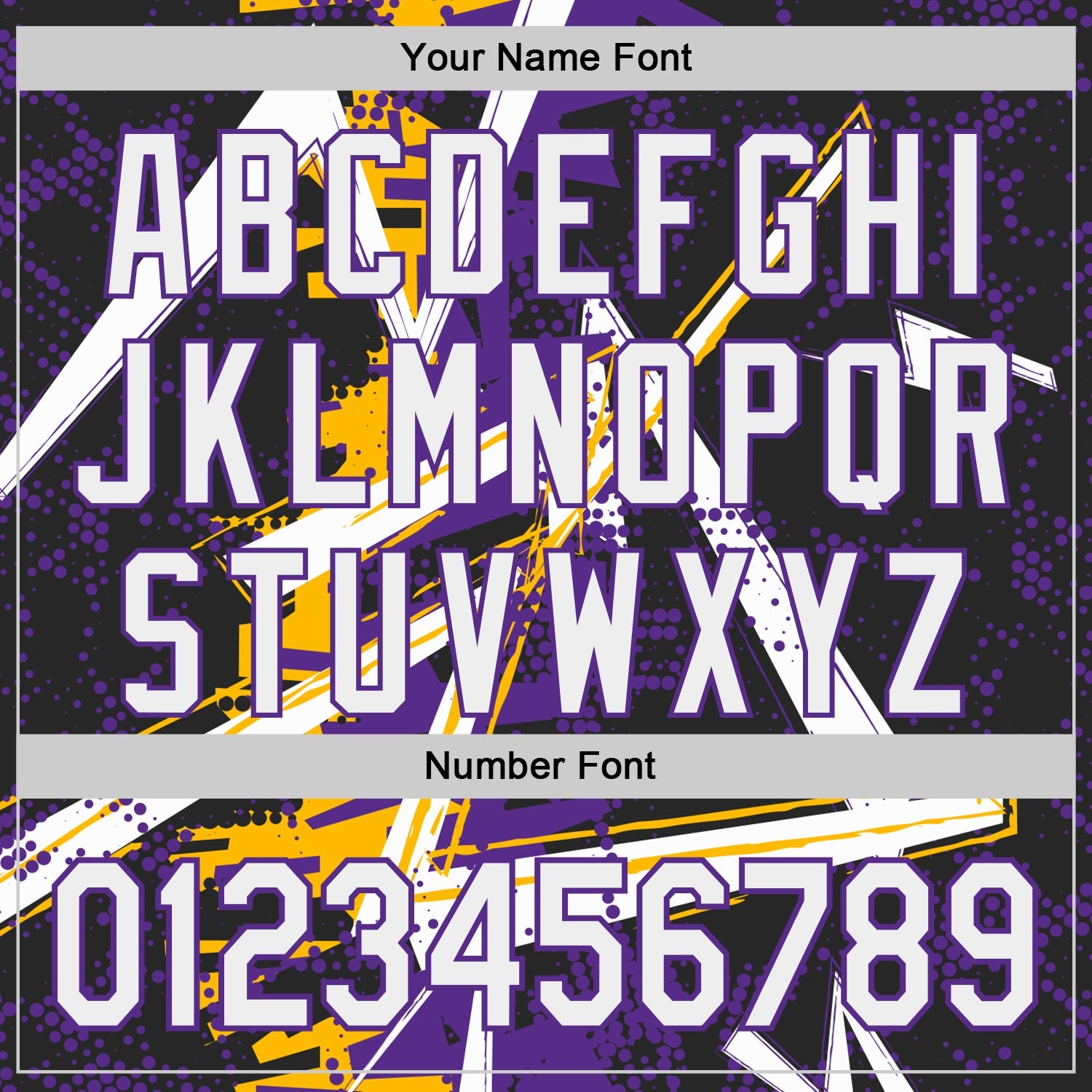 Custom Black White Gold-Purple Geometric Shards Dot Grid Authentic Baseball Jersey