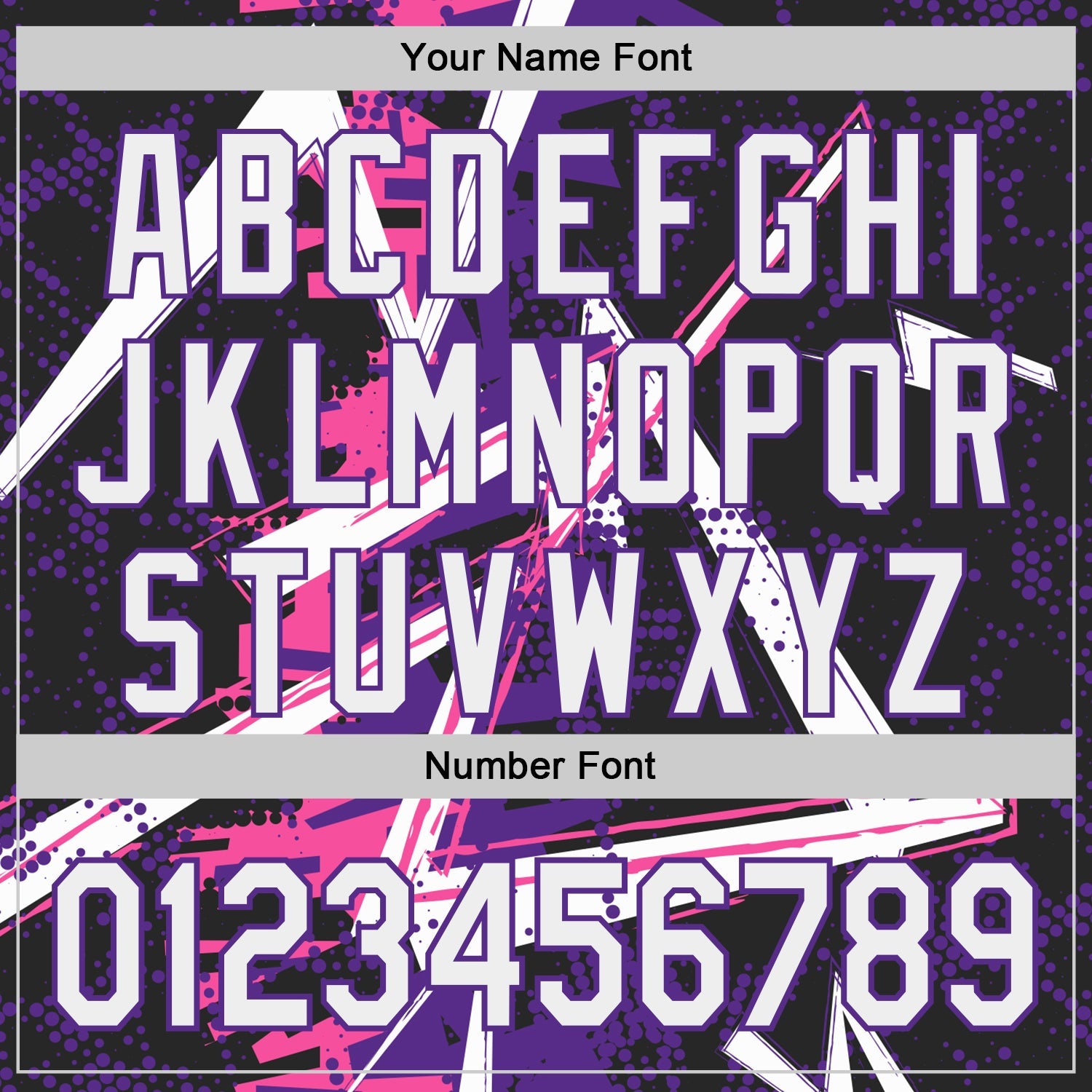Custom Black White Pink-Purple Geometric Shards Dot Grid Authentic Baseball Jersey
