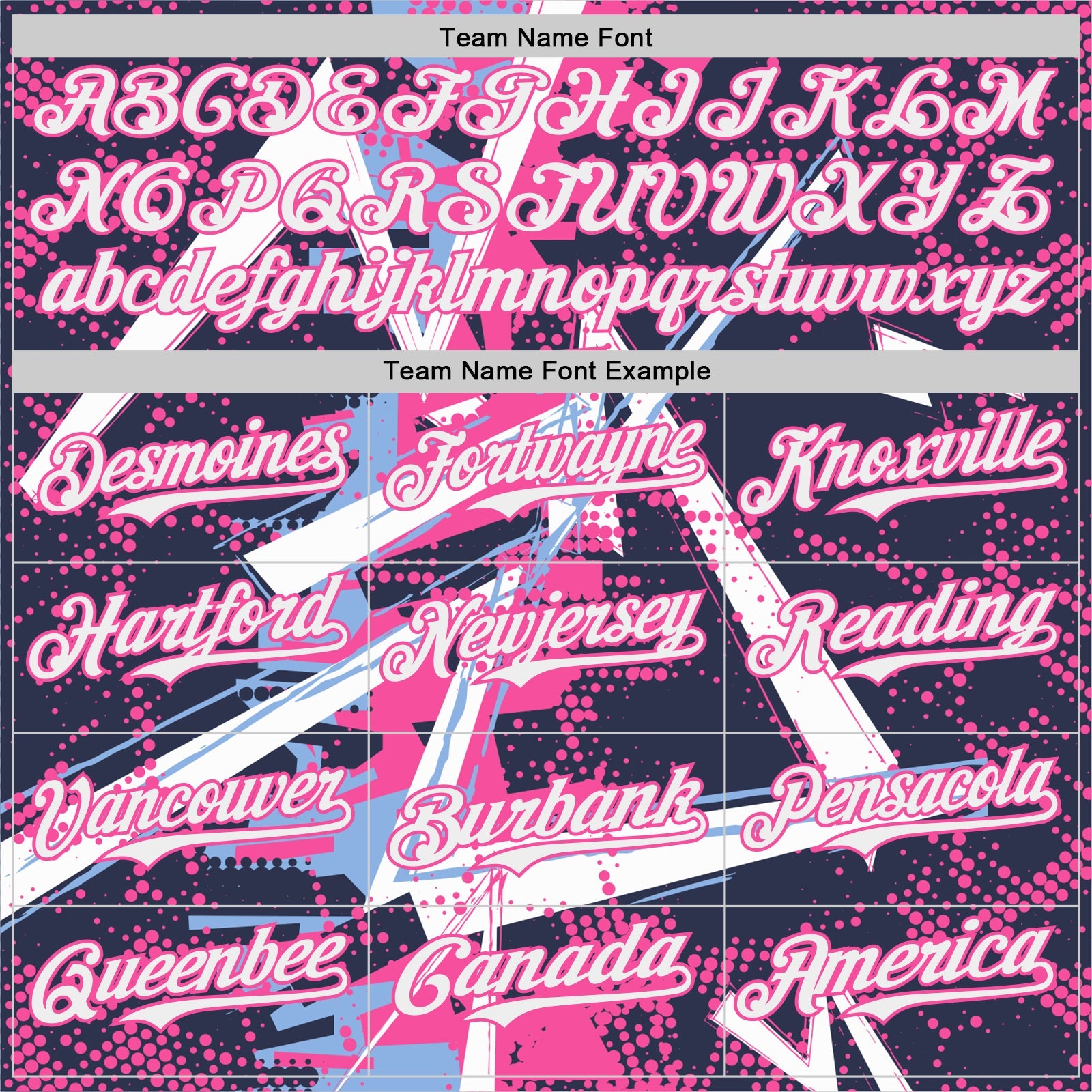 Custom Navy White Light Blue-Pink Geometric Shards Dot Grid Authentic Baseball Jersey