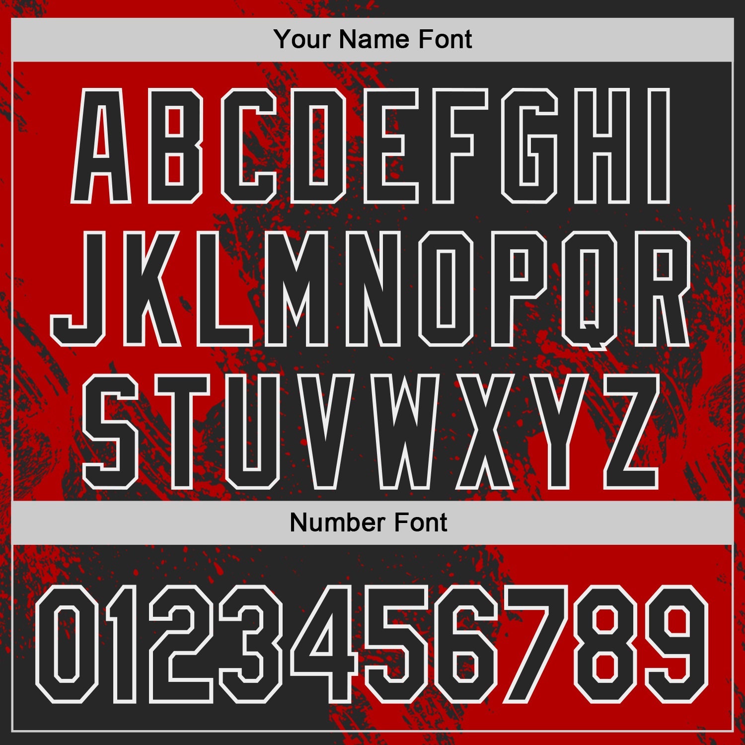 Custom Black Red-White Abstract Brush Stroke Authentic Baseball Jersey