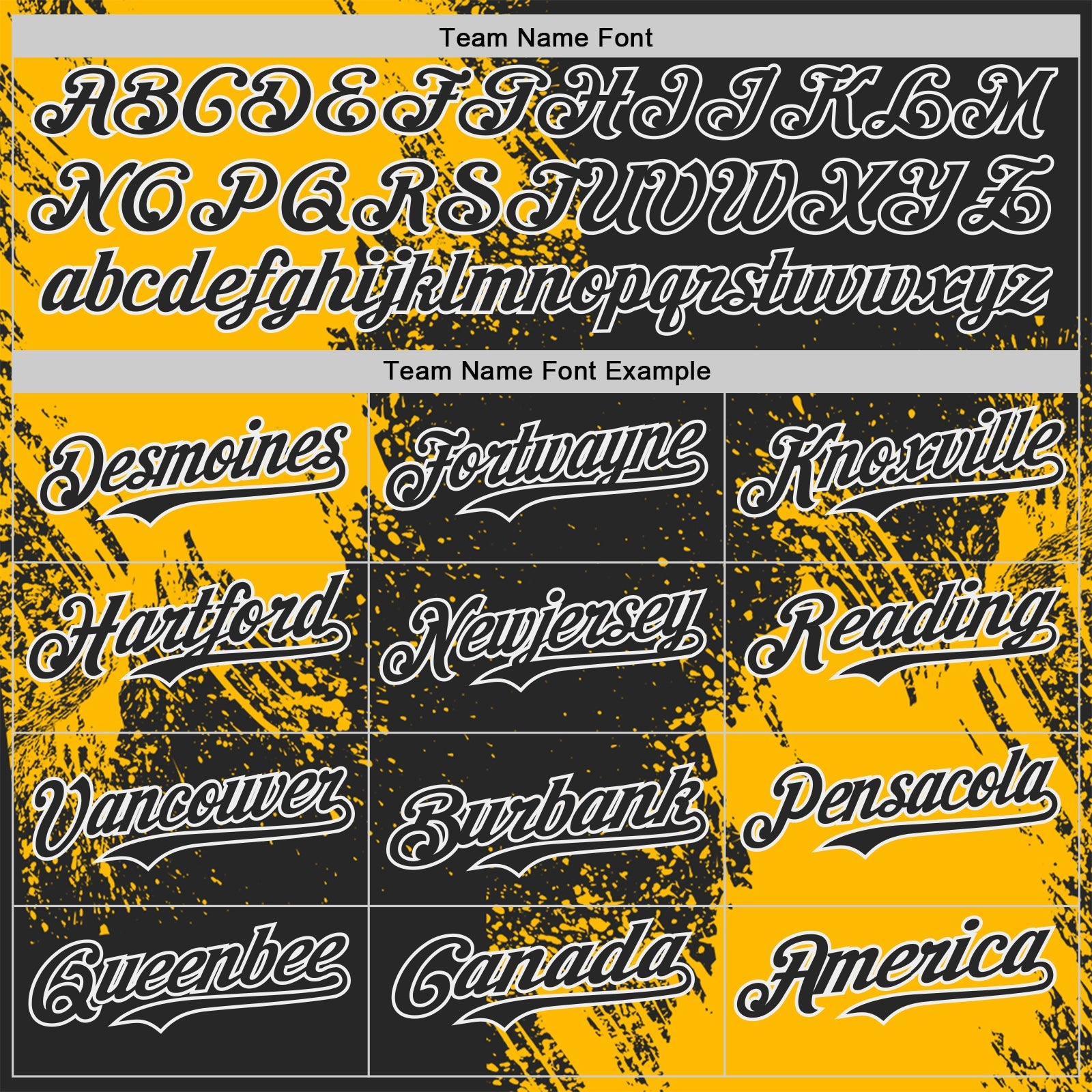 Custom Black Gold-White Abstract Brush Stroke Authentic Baseball Jersey