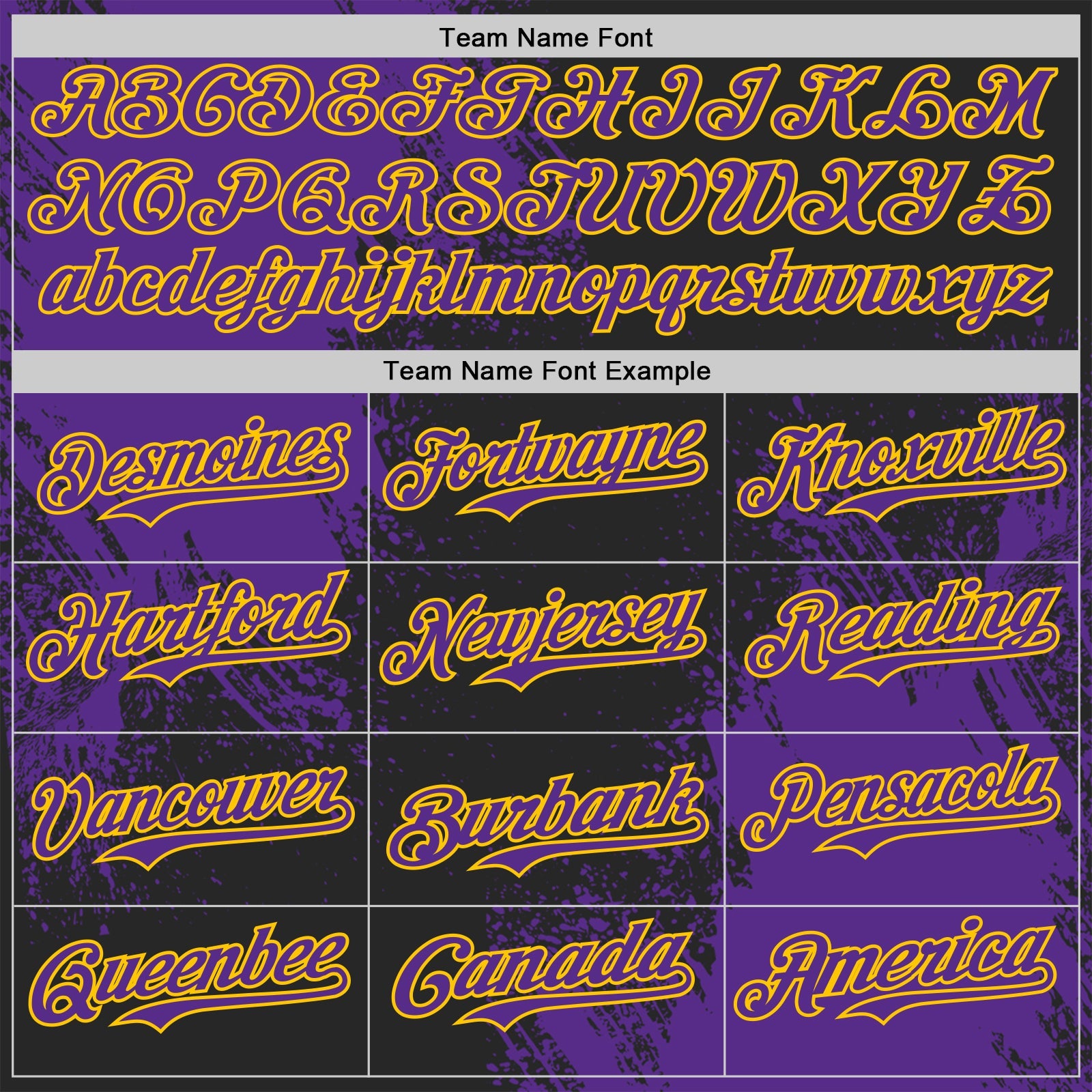 Custom Black Purple-Yellow Abstract Brush Stroke Authentic Baseball Jersey