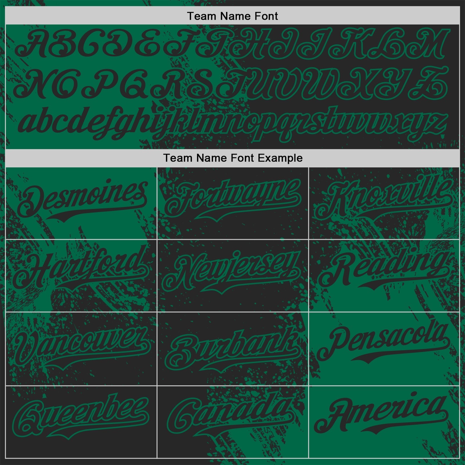 Custom Black-Kelly Green Abstract Brush Stroke Authentic Baseball Jersey