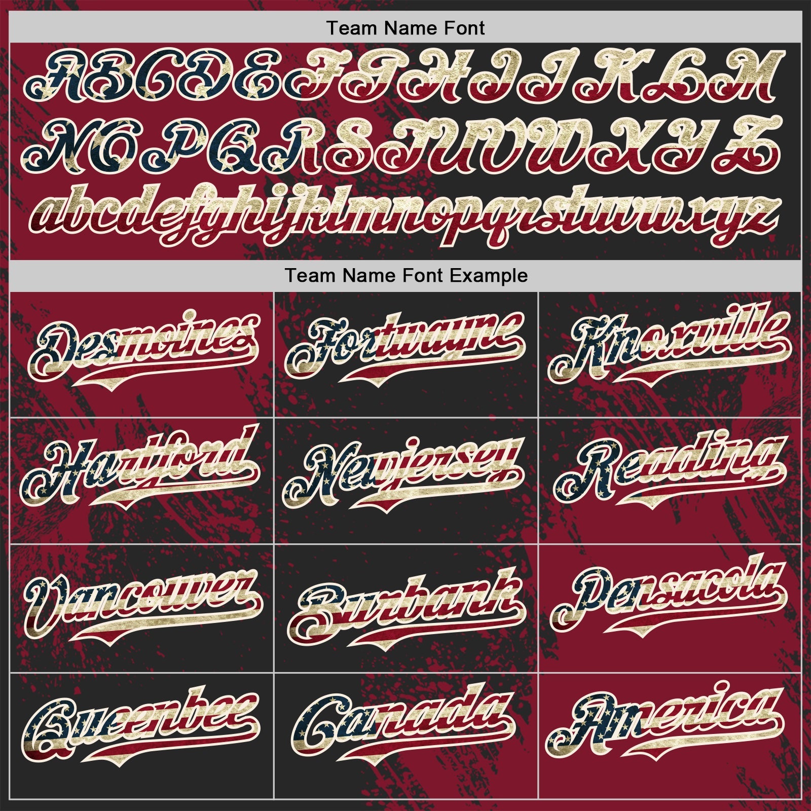 Custom Black Vintage USA Flag Crimson-Cream Abstract Brush Stroke Authentic Baseball Jersey