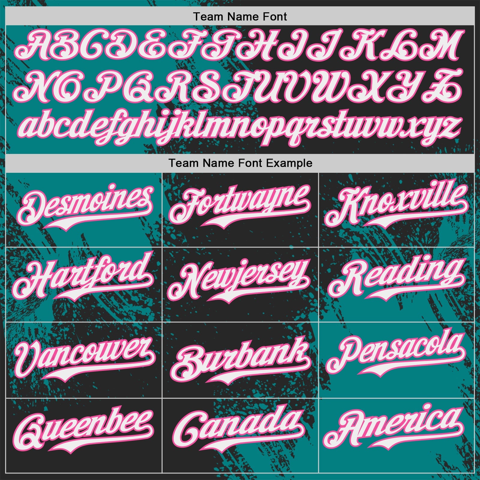 Custom Black White Teal-Pink Abstract Brush Stroke Authentic Baseball Jersey