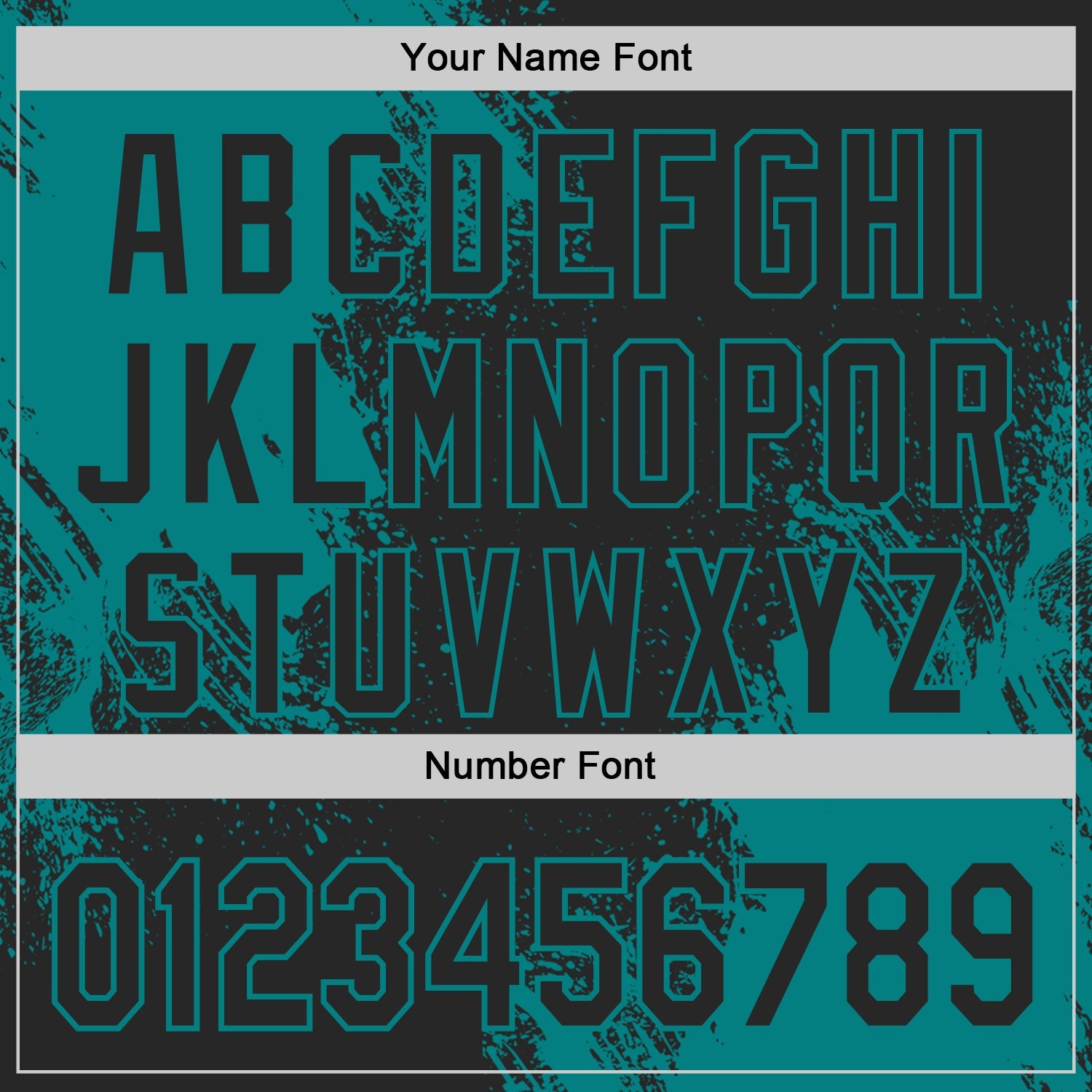 Custom Black-Teal Abstract Brush Stroke Authentic Baseball Jersey