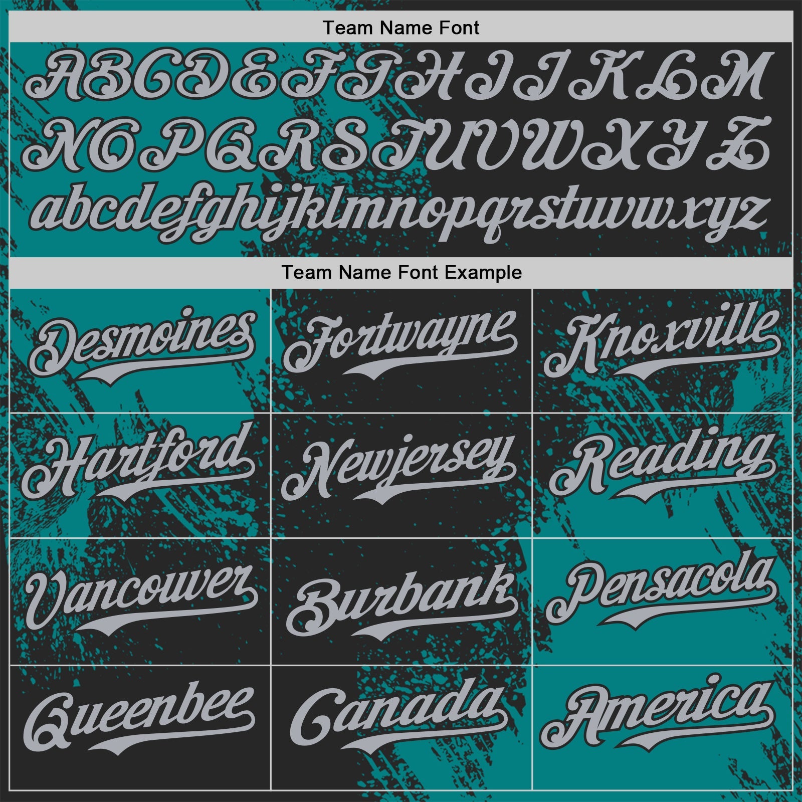 Custom Black Gray-Teal Abstract Brush Stroke Authentic Baseball Jersey