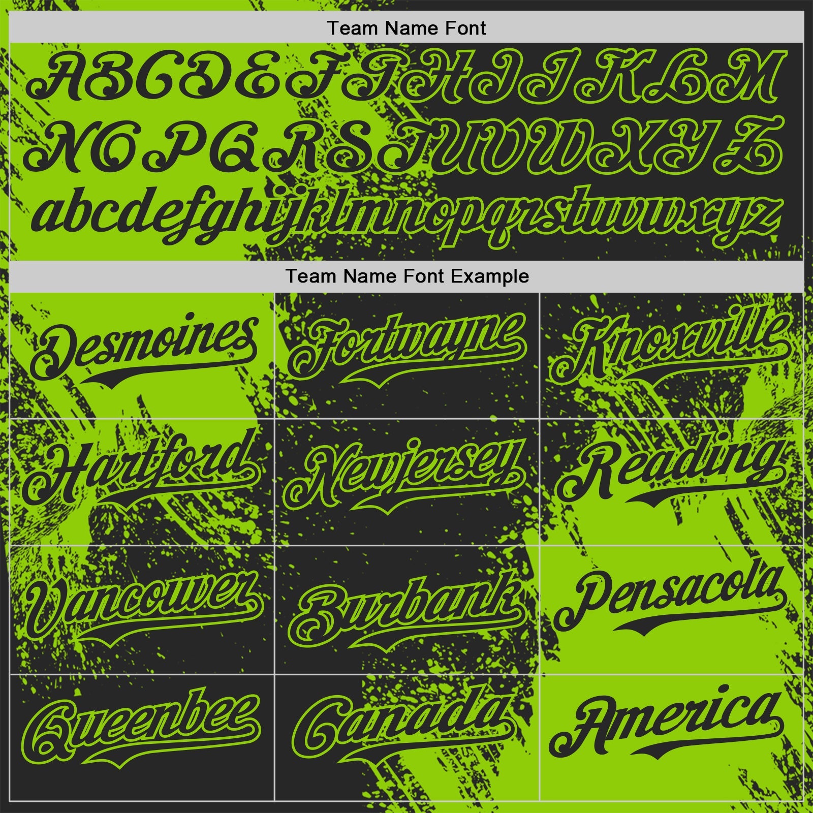 Custom Black-Neon Green Abstract Brush Stroke Authentic Baseball Jersey