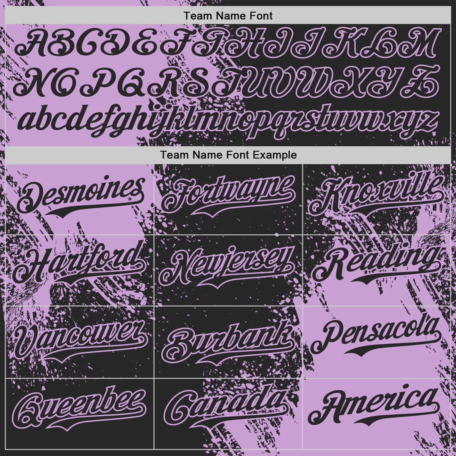 Custom Black-Light Purple Abstract Brush Stroke Authentic Baseball Jersey