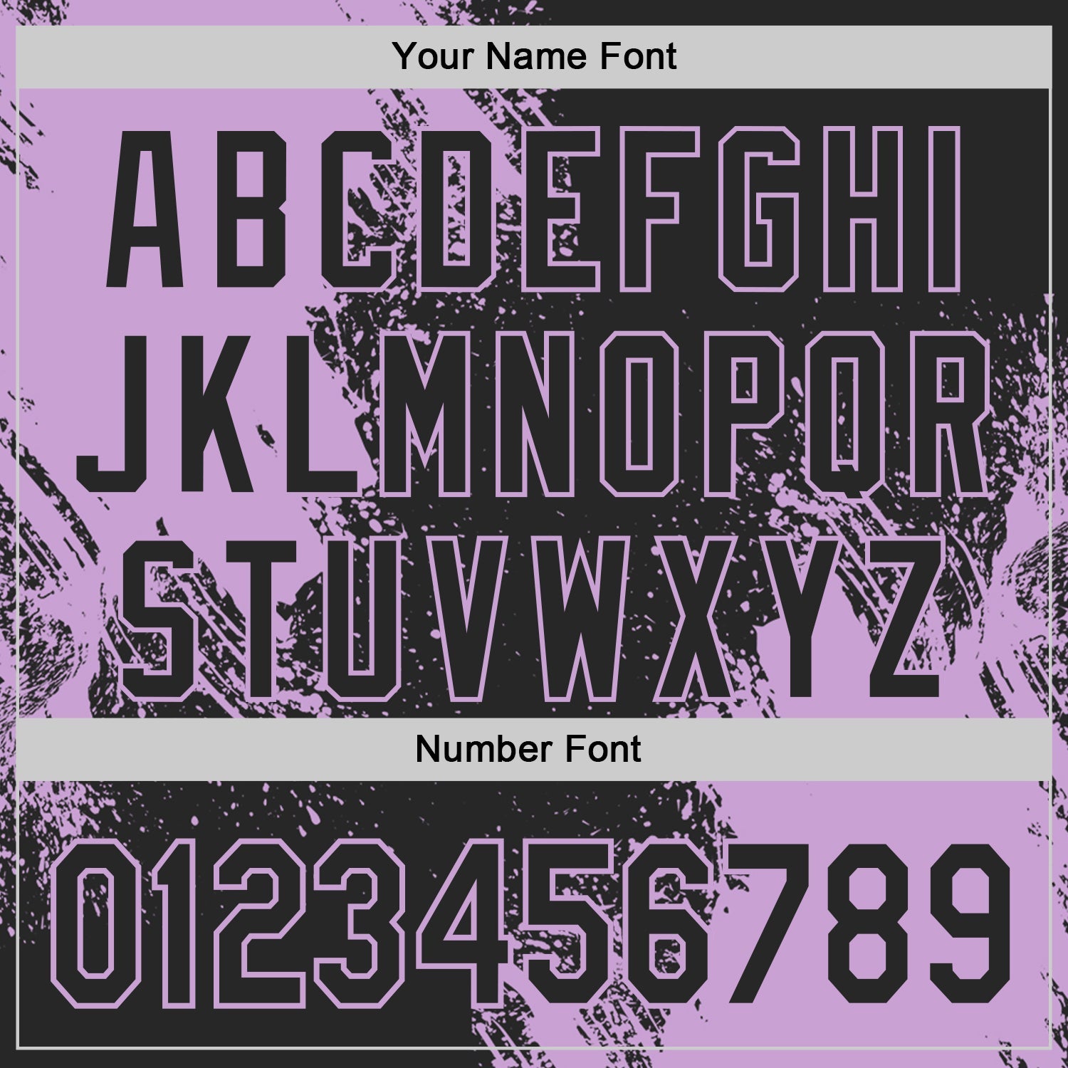 Custom Black-Light Purple Abstract Brush Stroke Authentic Baseball Jersey
