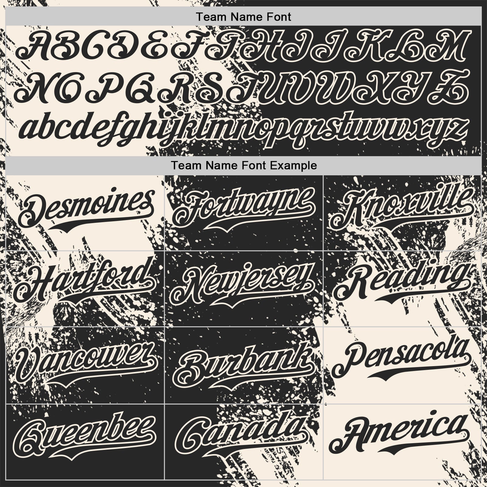 Custom Black-Cream Abstract Brush Stroke Authentic Baseball Jersey