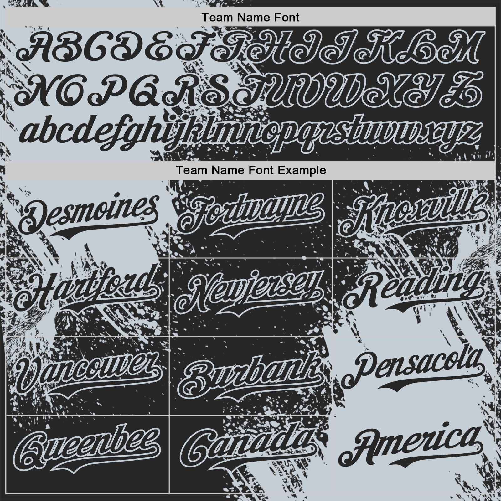 Custom Black-Silver Abstract Brush Stroke Authentic Baseball Jersey