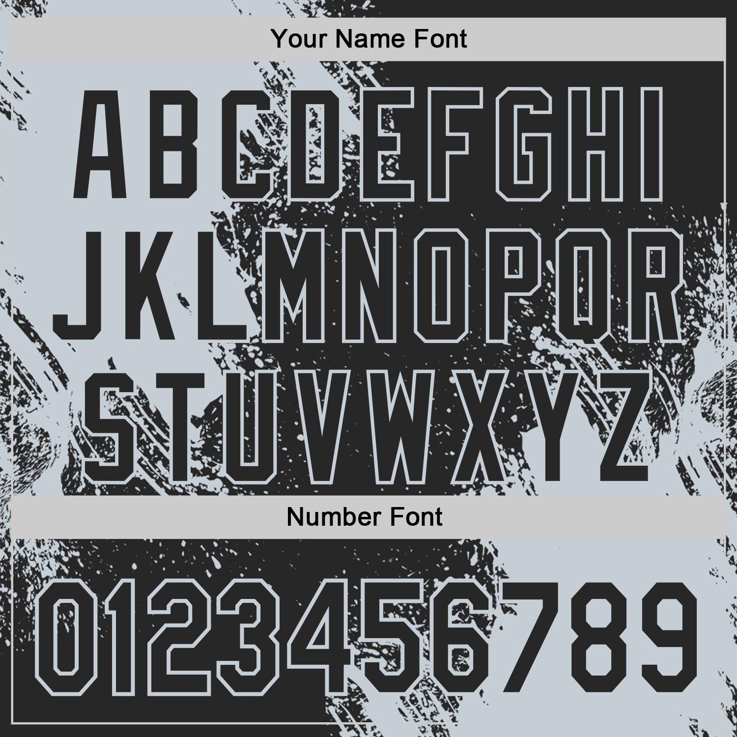Custom Black-Silver Abstract Brush Stroke Authentic Baseball Jersey