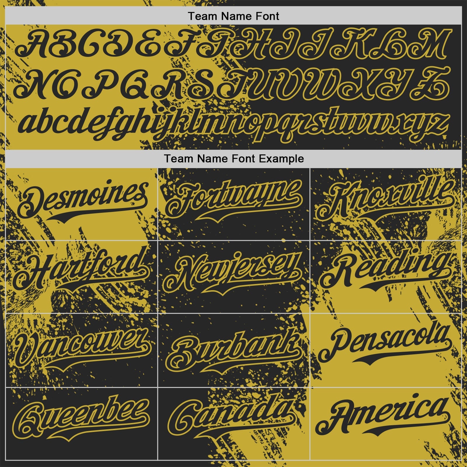 Custom Black-Old Gold Abstract Brush Stroke Authentic Baseball Jersey