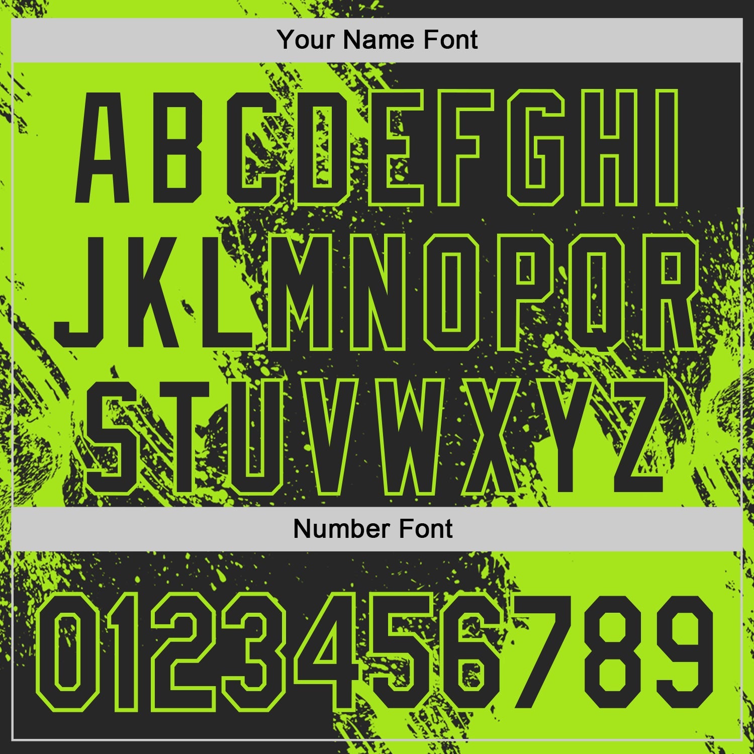 Custom Black-Neon Green Abstract Brush Stroke Authentic Baseball Jersey