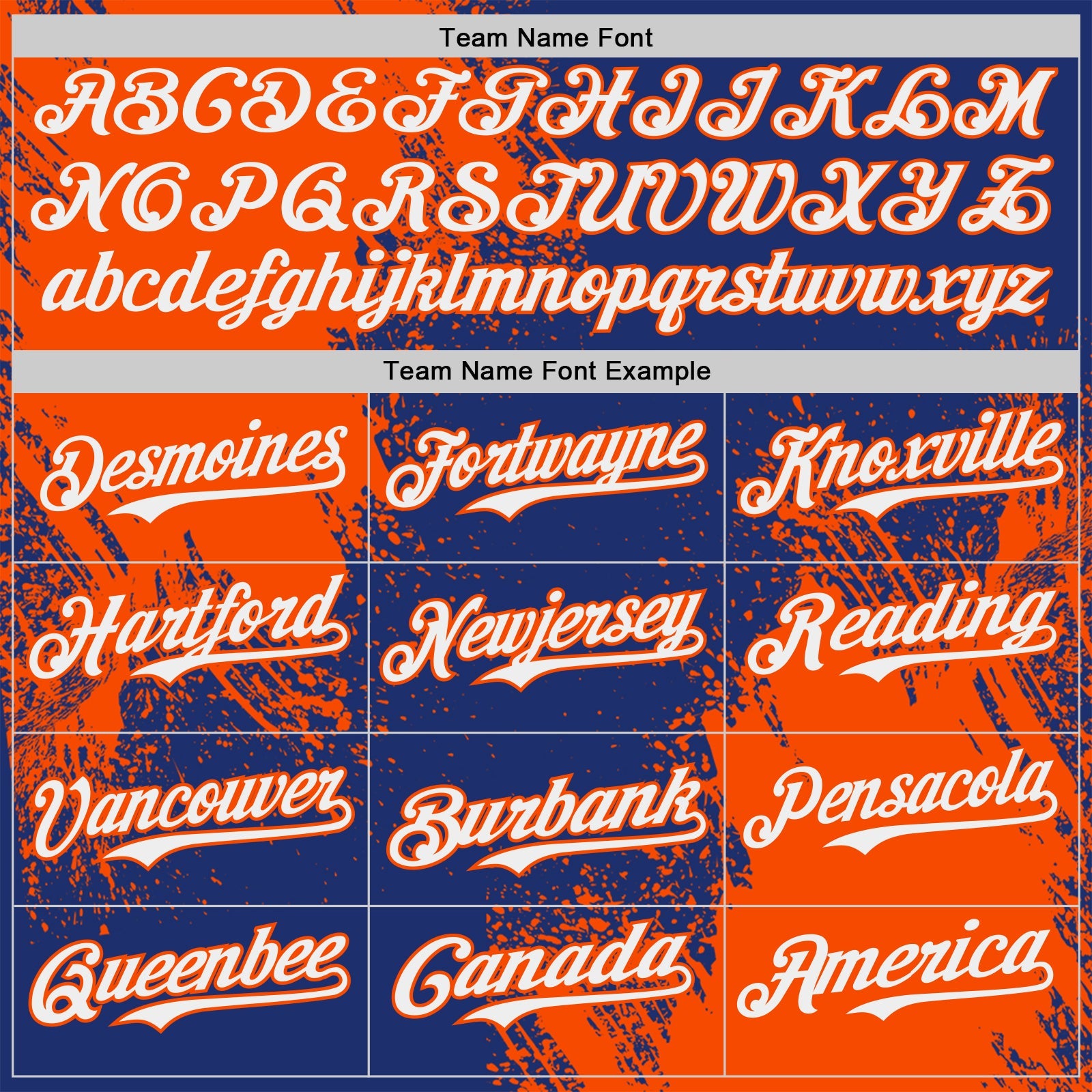 Custom Royal White-Orange Abstract Brush Stroke Authentic Baseball Jersey