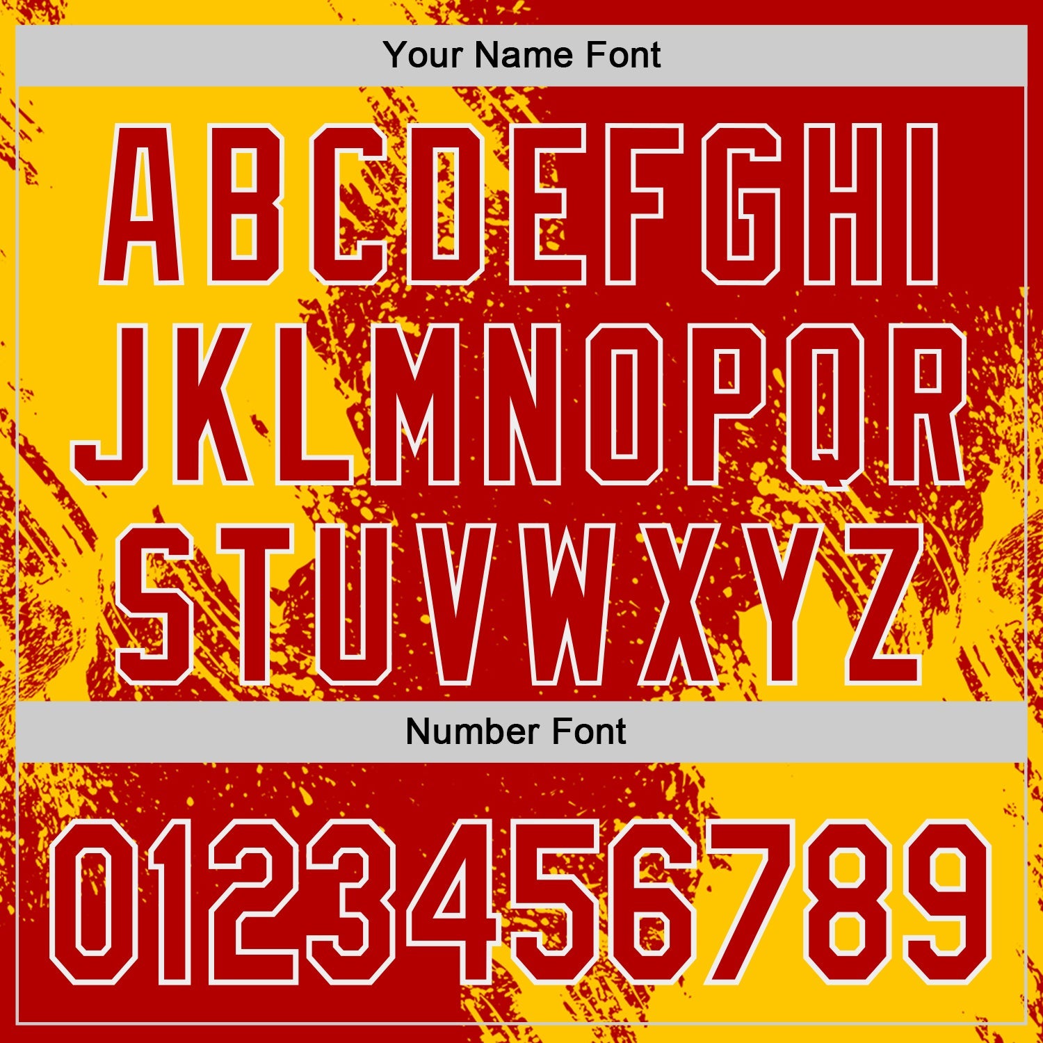 Custom Red Yellow-White Abstract Brush Stroke Authentic Baseball Jersey