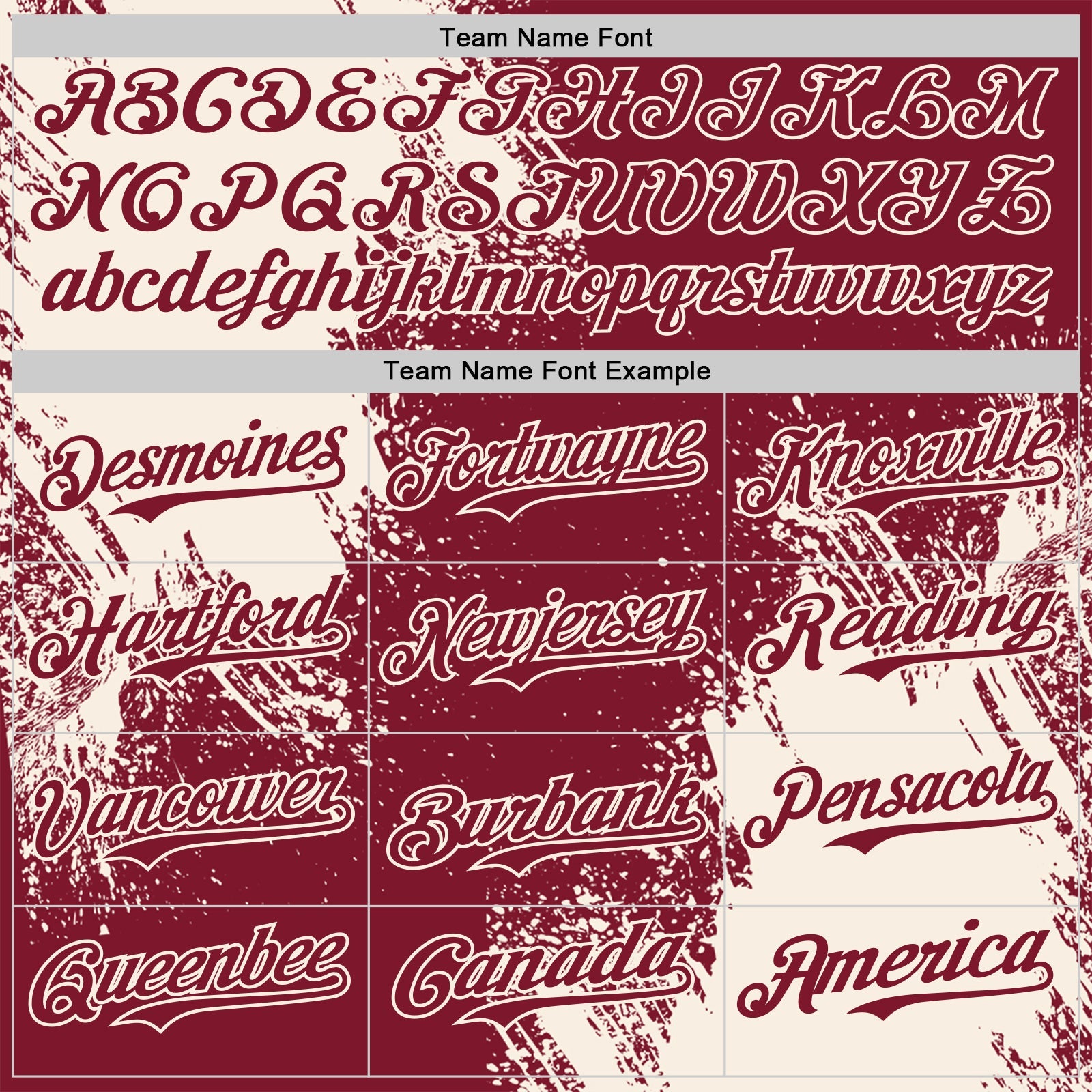 Custom Crimson-Cream Abstract Brush Stroke Authentic Baseball Jersey