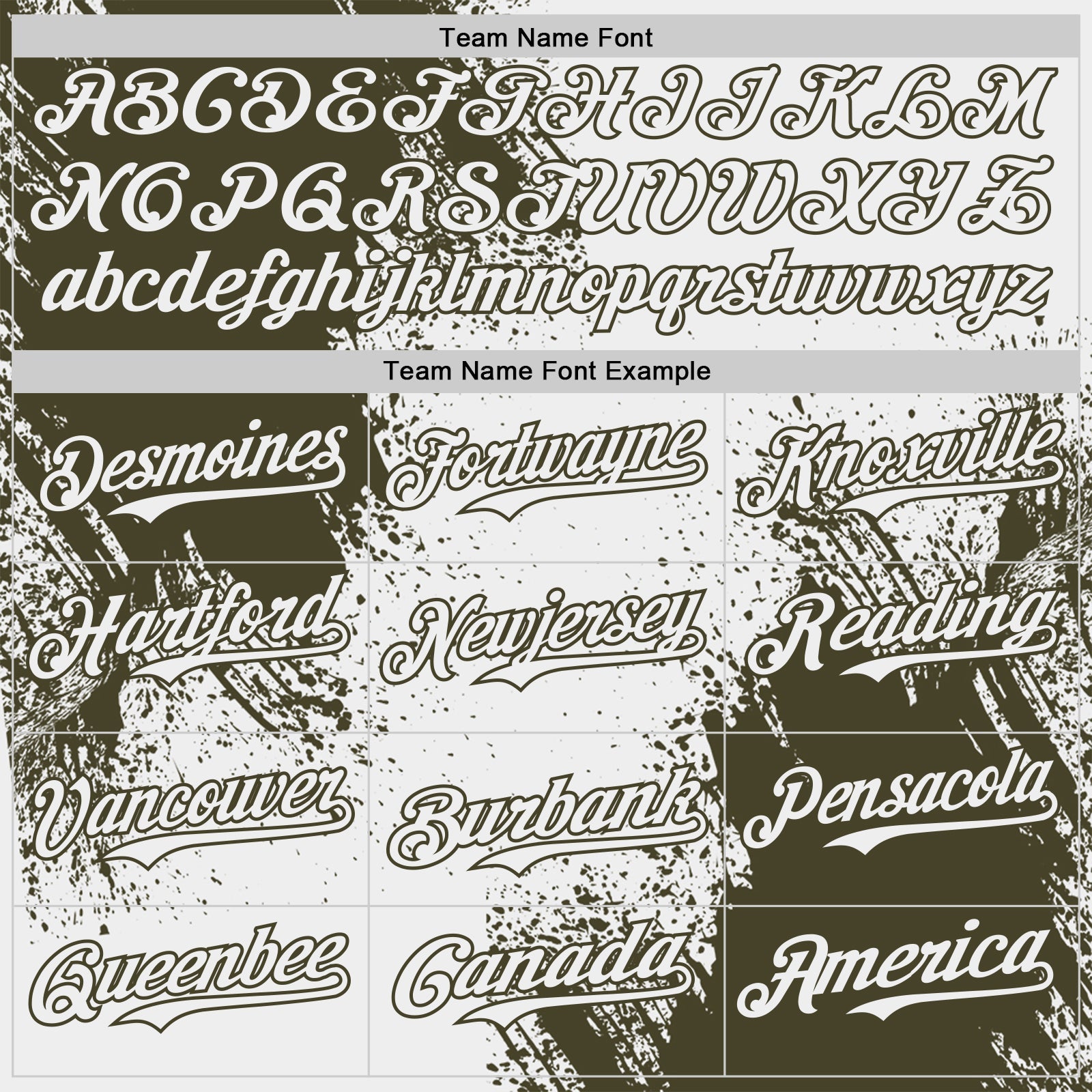 Custom White-Olive Abstract Brush Stroke Authentic Baseball Jersey