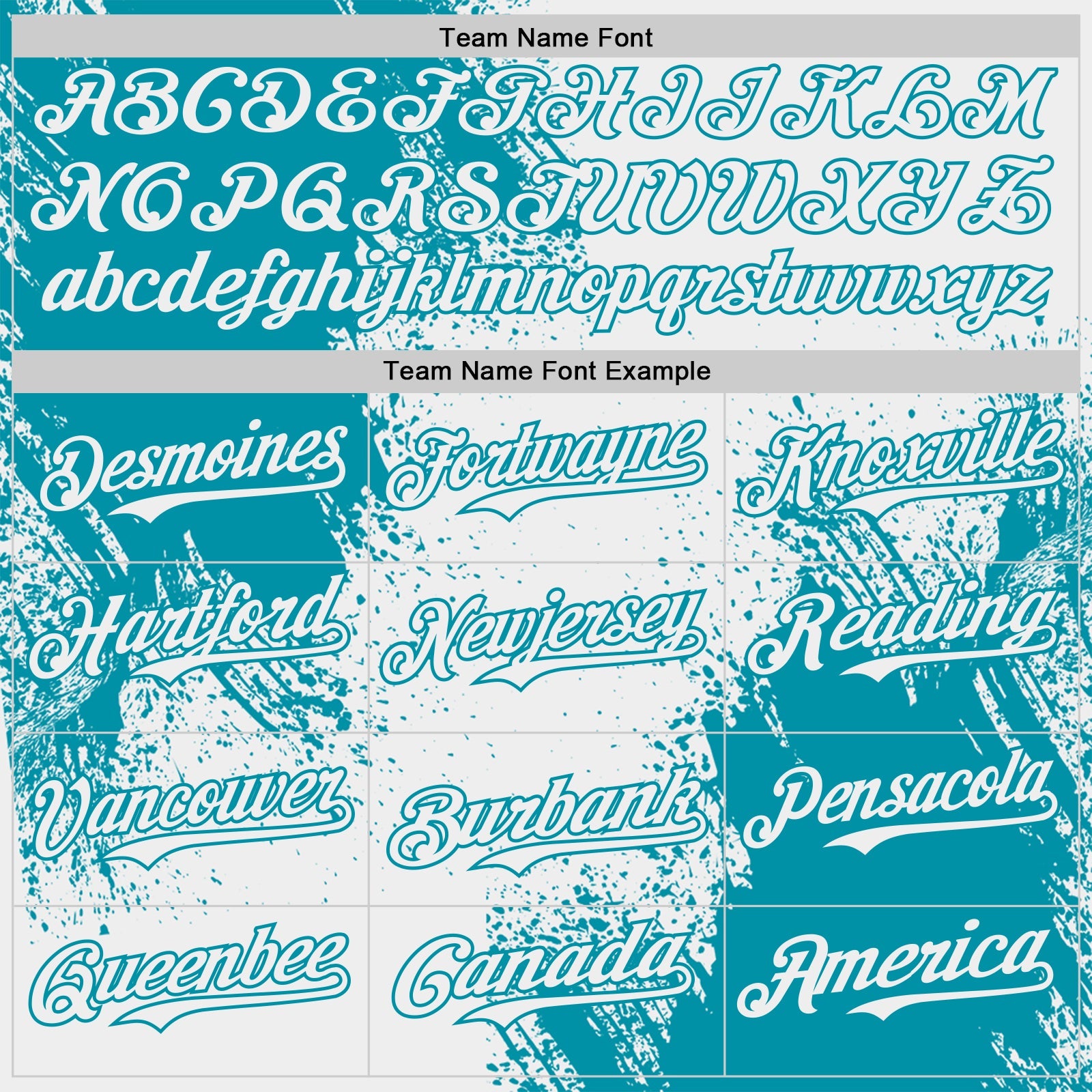 Custom White-Teal Abstract Brush Stroke Authentic Baseball Jersey