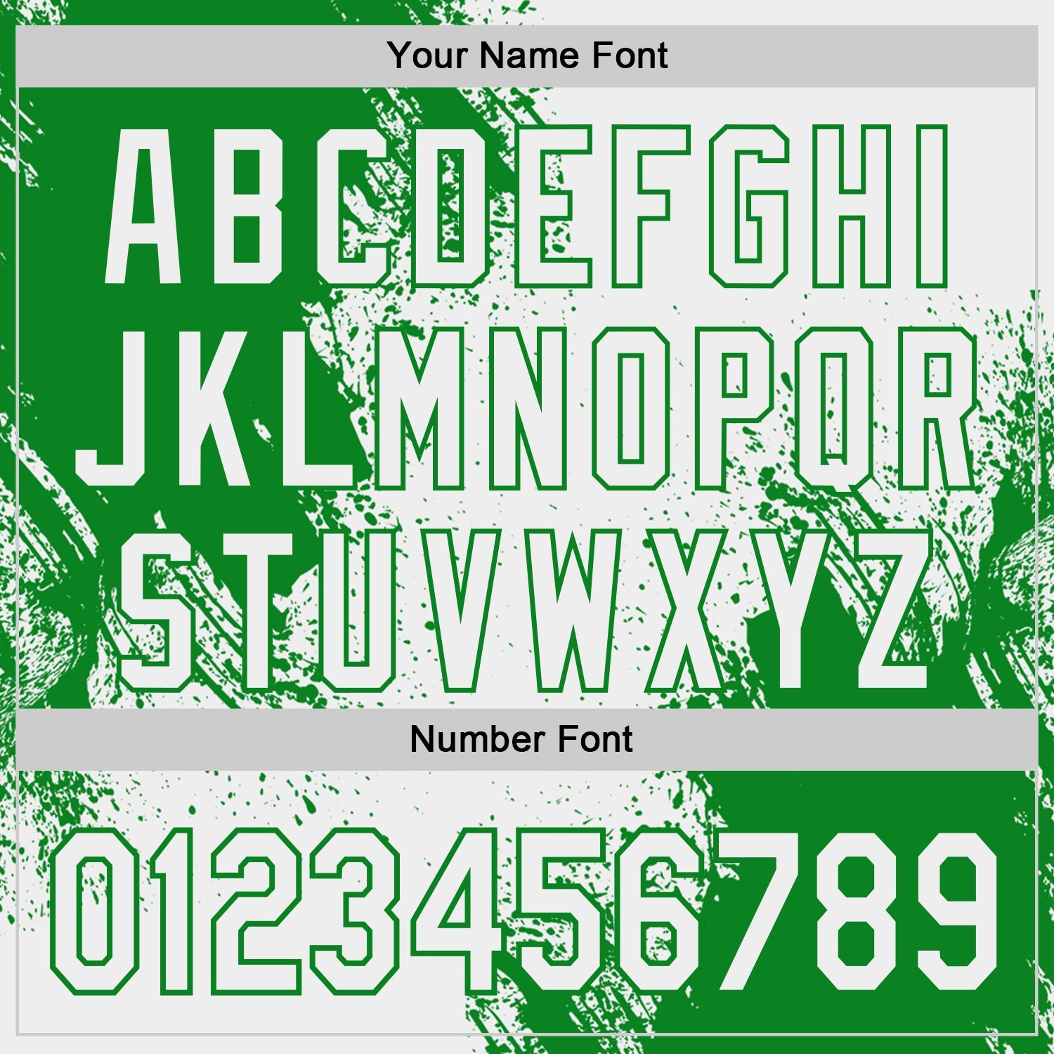 Custom White-Grass Green Abstract Brush Stroke Authentic Baseball Jersey