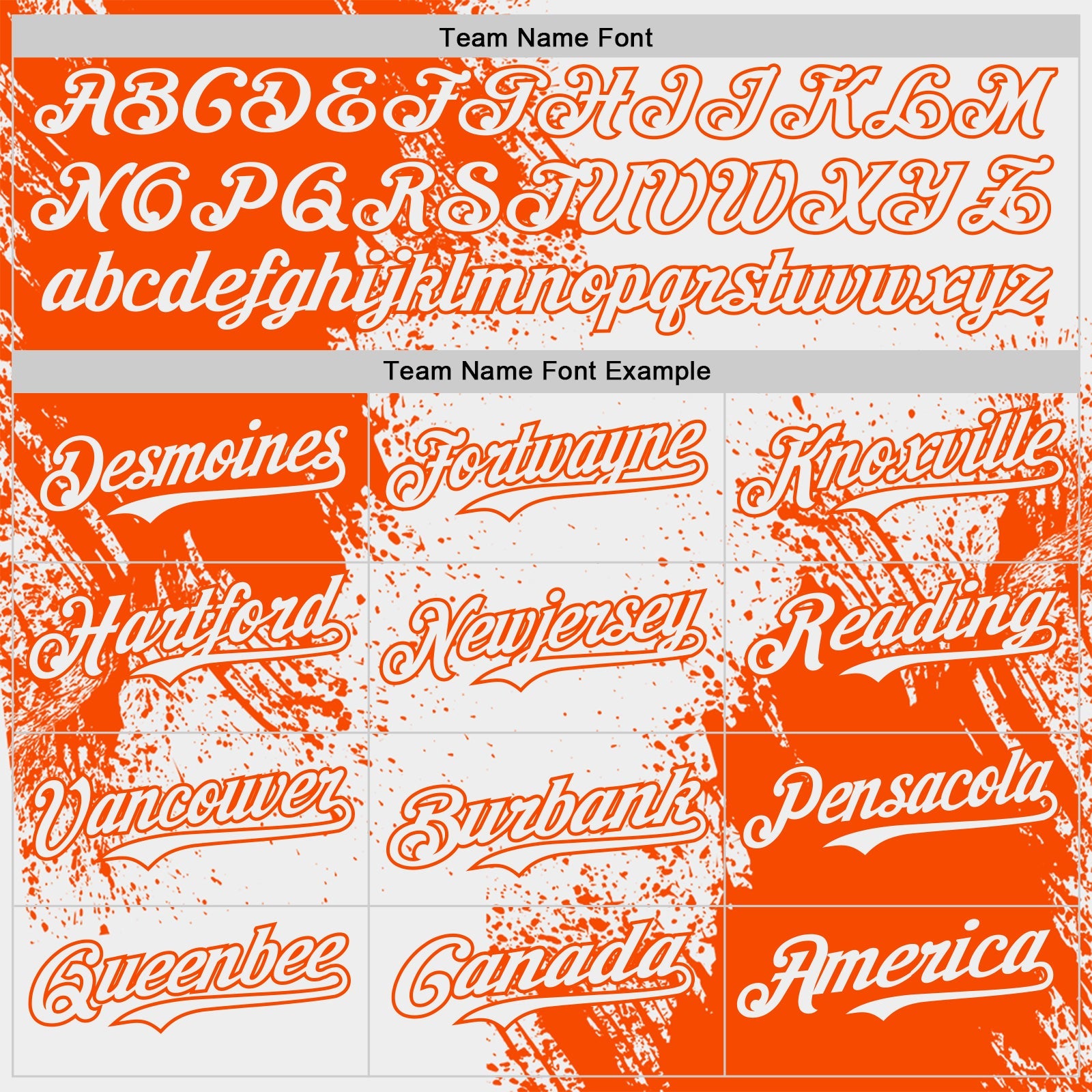 Custom White-Orange Abstract Brush Stroke Authentic Baseball Jersey