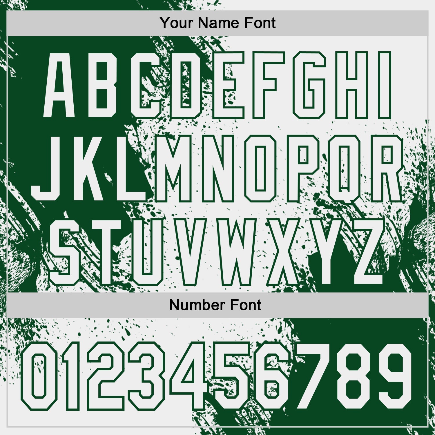 Custom White-Green Abstract Brush Stroke Authentic Baseball Jersey