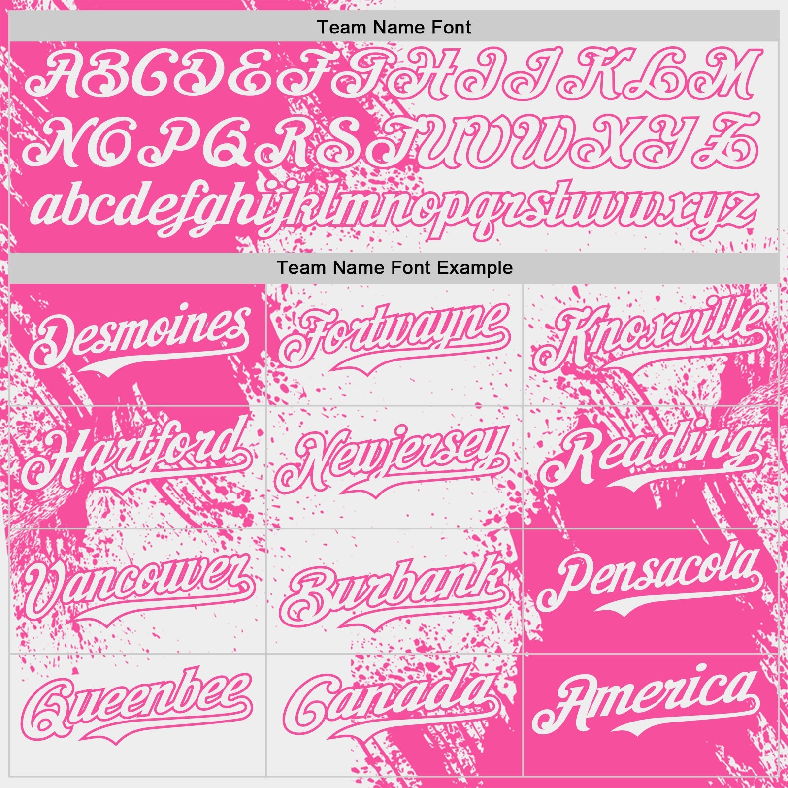 Custom White-Pink Abstract Brush Stroke Authentic Baseball Jersey