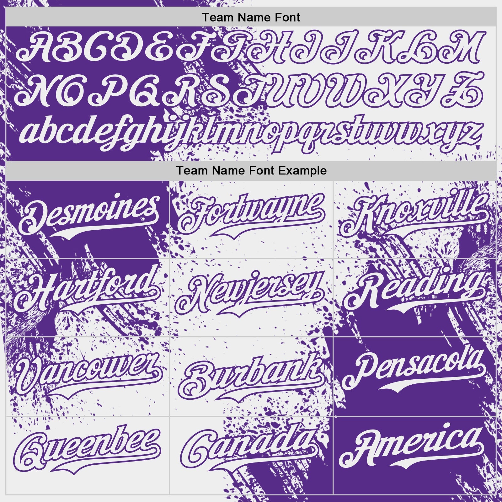 Custom White-Purple Abstract Brush Stroke Authentic Baseball Jersey