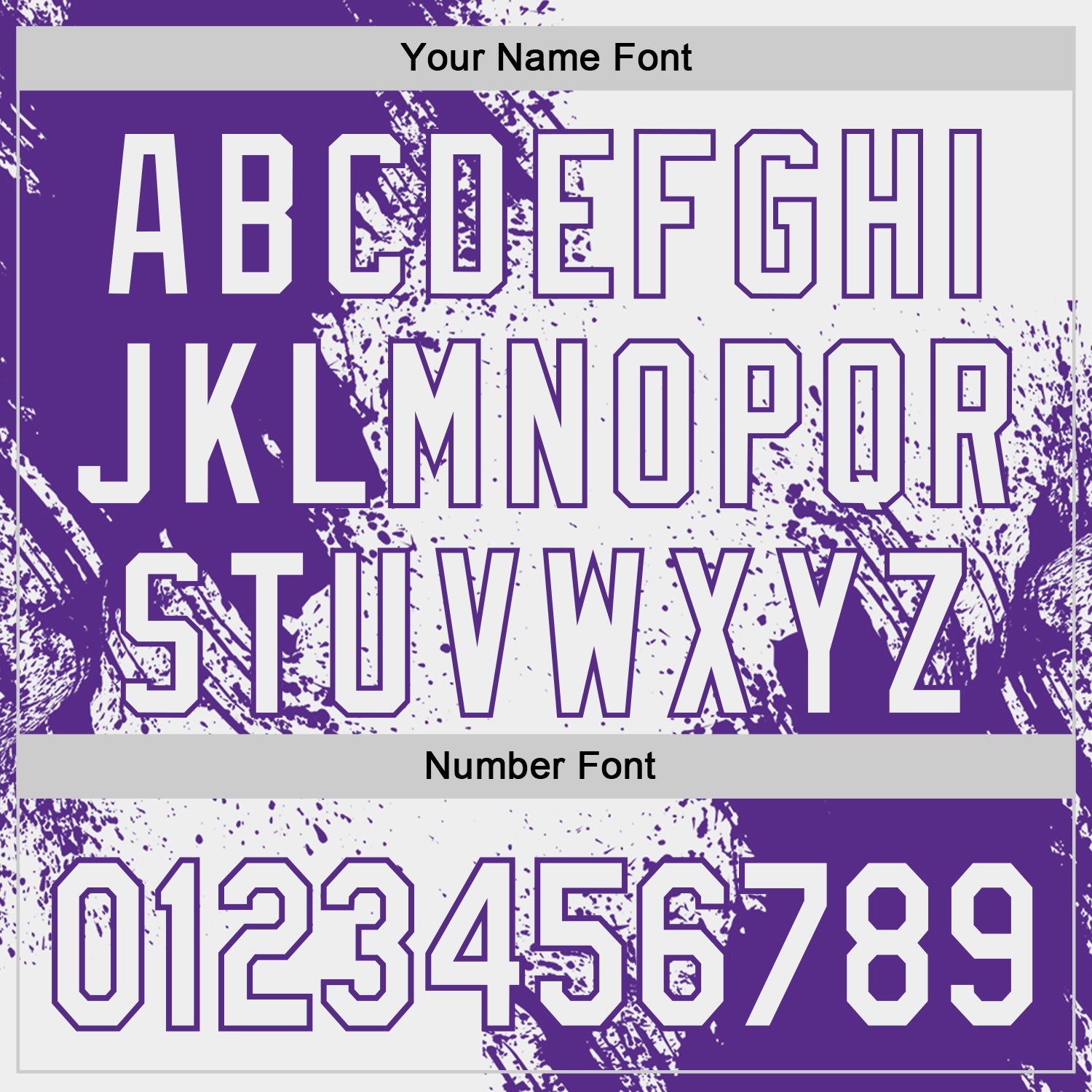 Custom White-Purple Abstract Brush Stroke Authentic Baseball Jersey