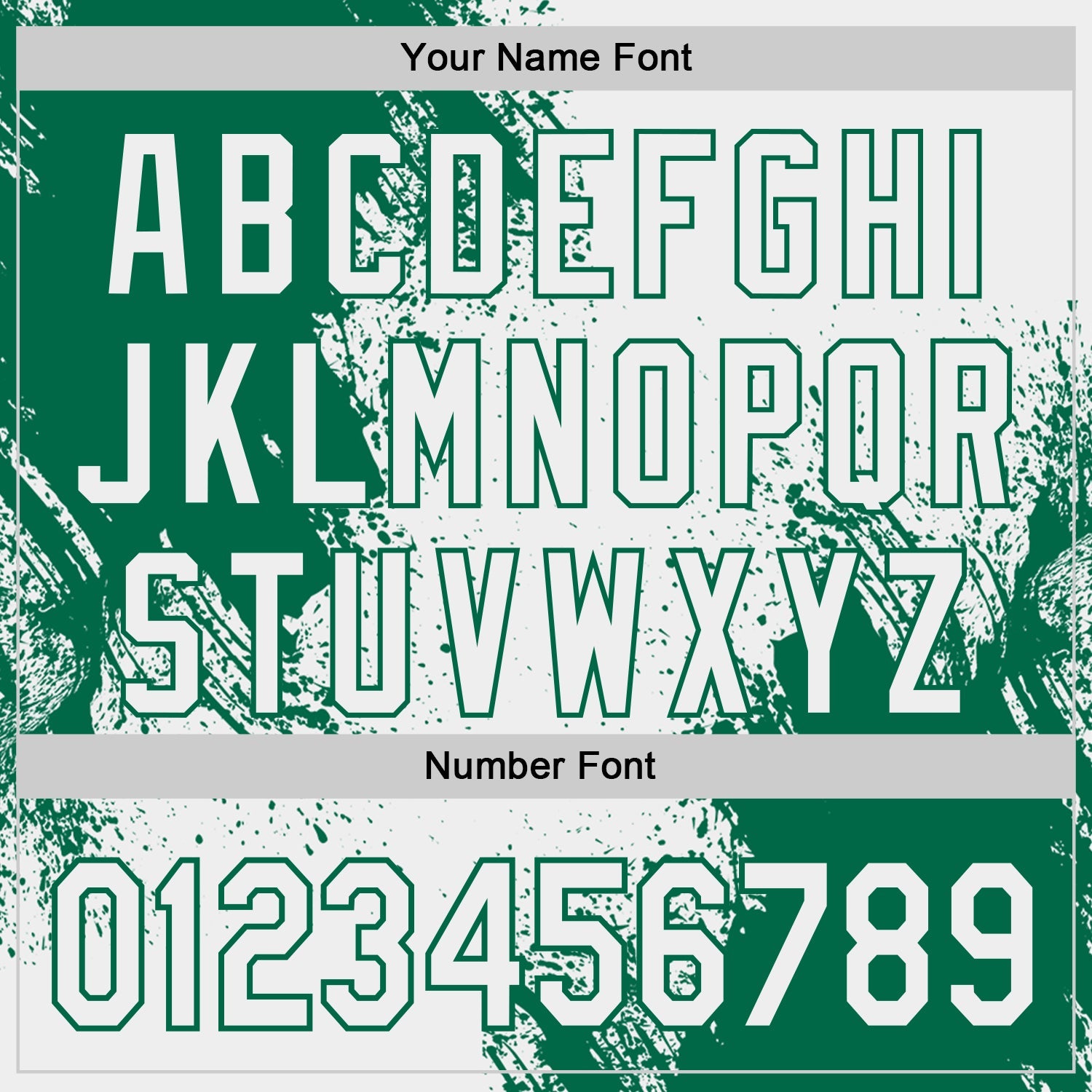 Custom White-Kelly Green Abstract Brush Stroke Authentic Baseball Jersey