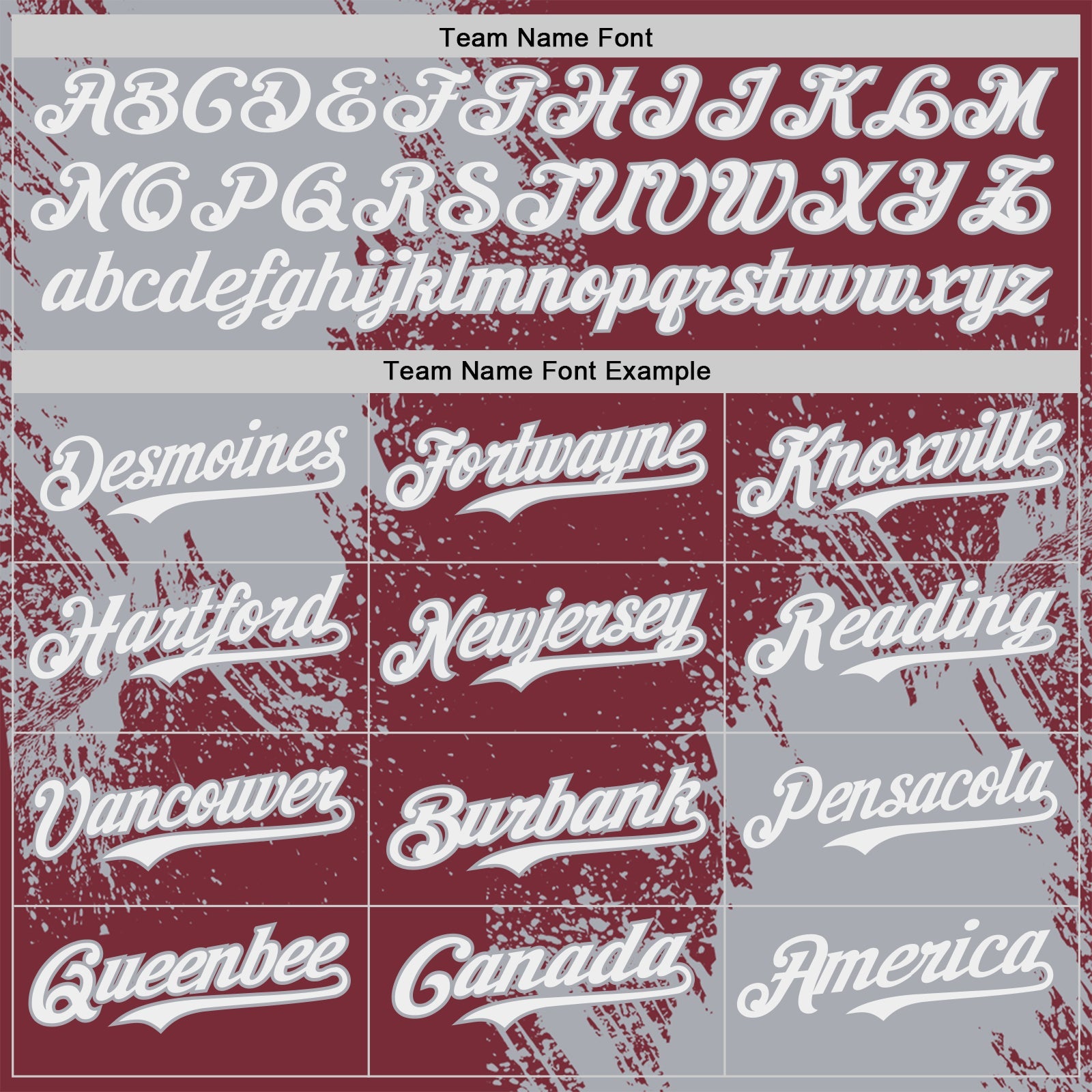 Custom Burgundy White-Gray Abstract Brush Stroke Authentic Baseball Jersey