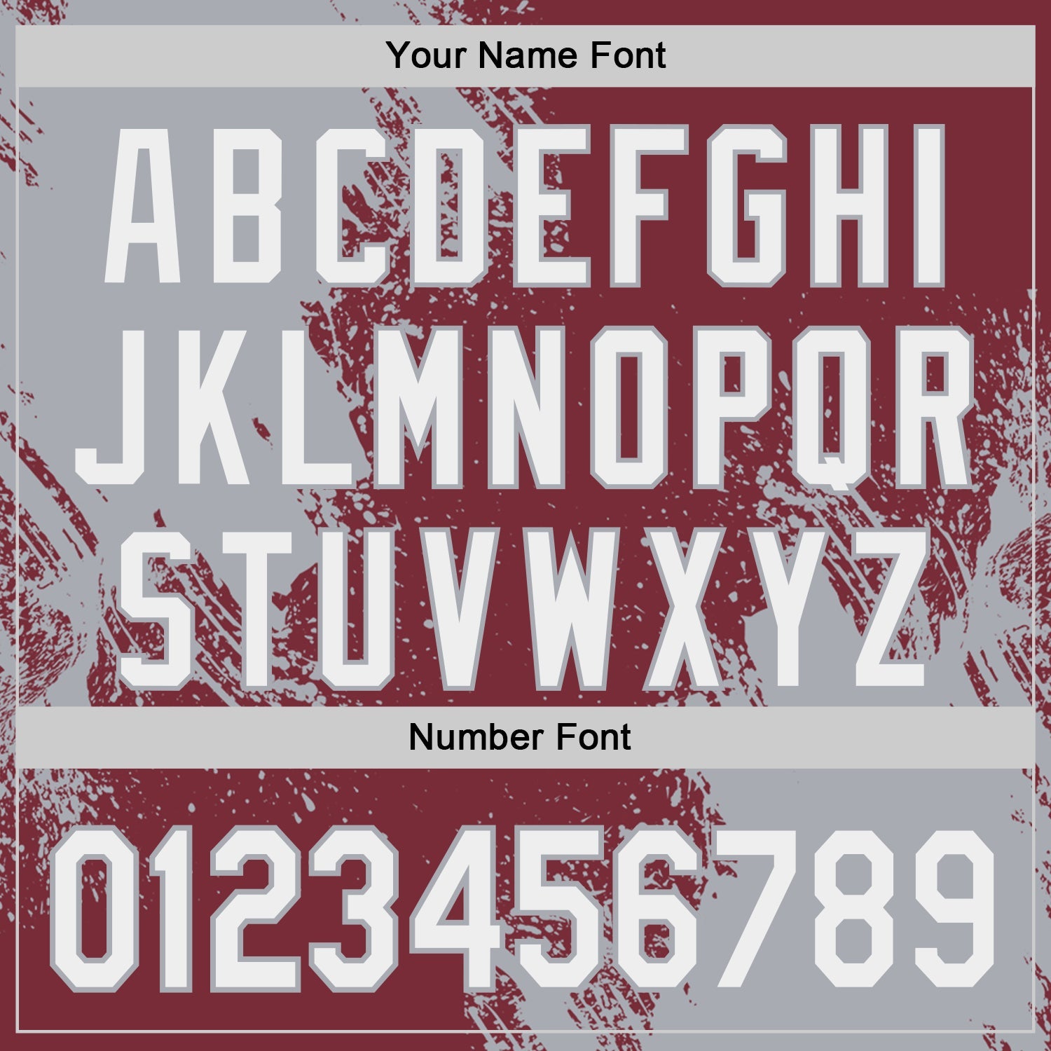 Custom Burgundy White-Gray Abstract Brush Stroke Authentic Baseball Jersey