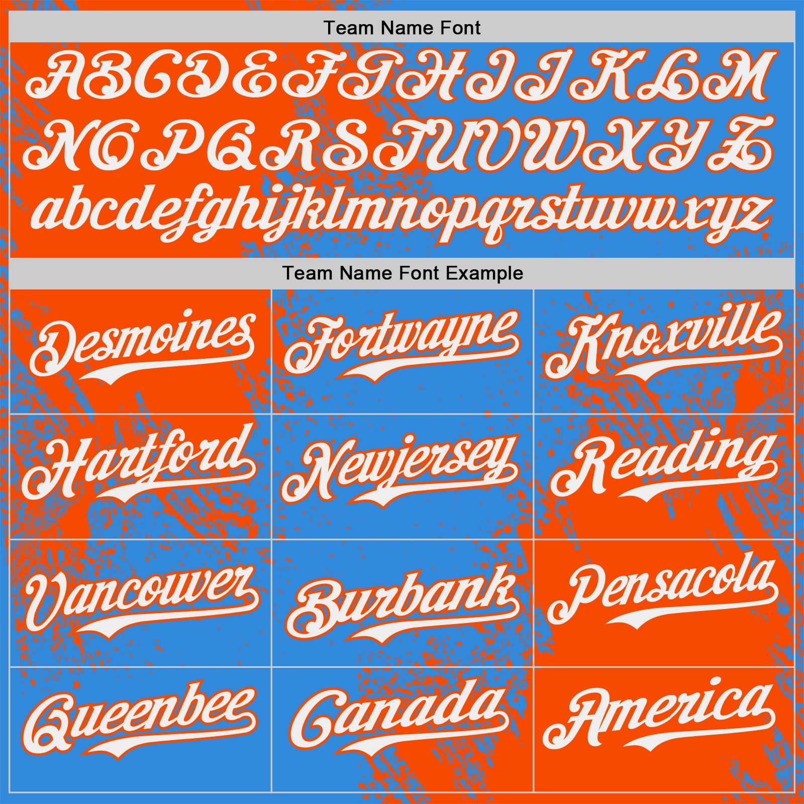 Custom Electric Blue White-Orange Abstract Brush Stroke Authentic Baseball Jersey