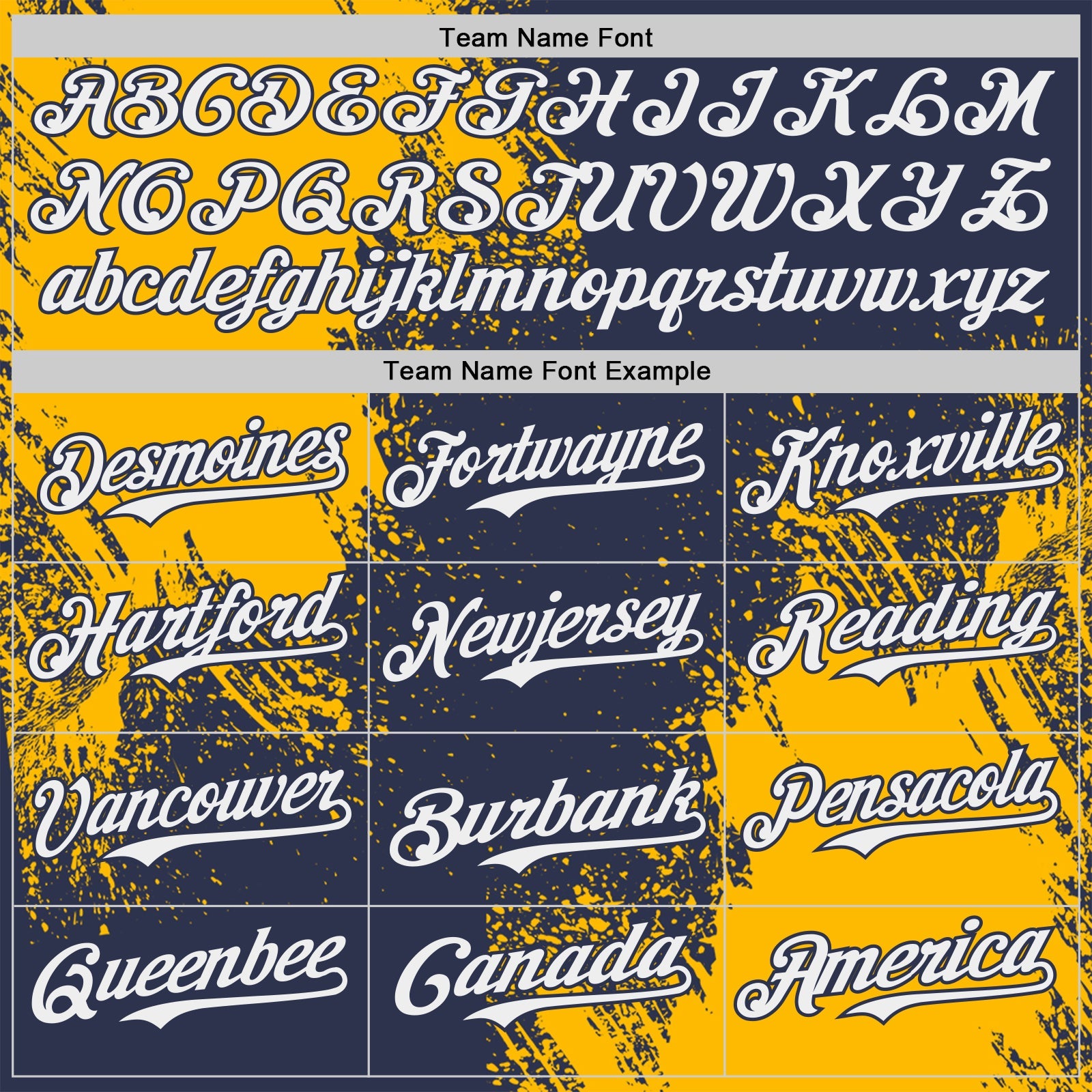 Custom Navy White-Gold Abstract Brush Stroke Authentic Baseball Jersey