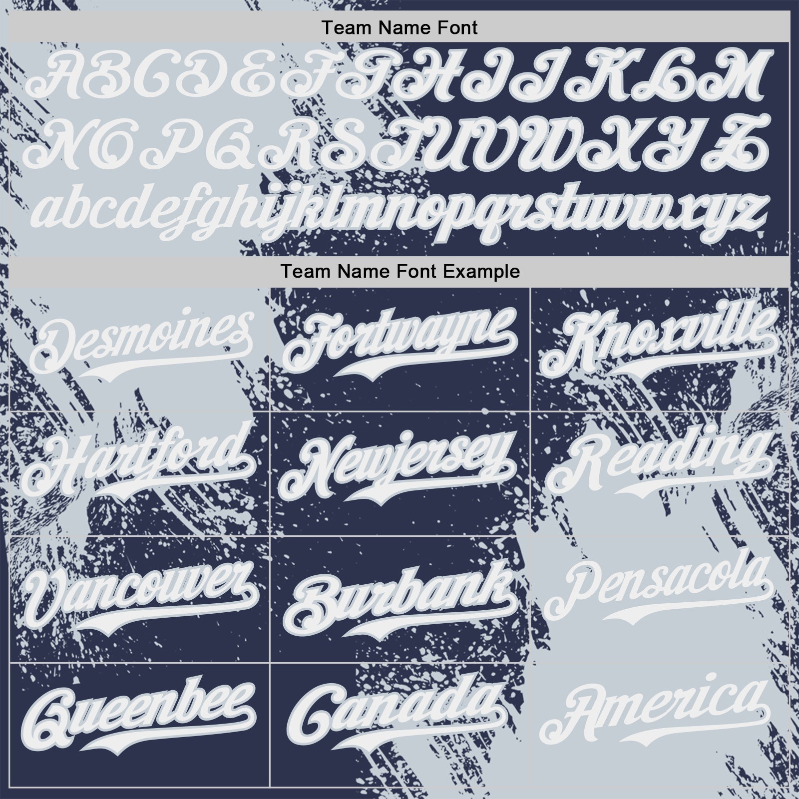 Custom Navy White-Silver Abstract Brush Stroke Authentic Baseball Jersey